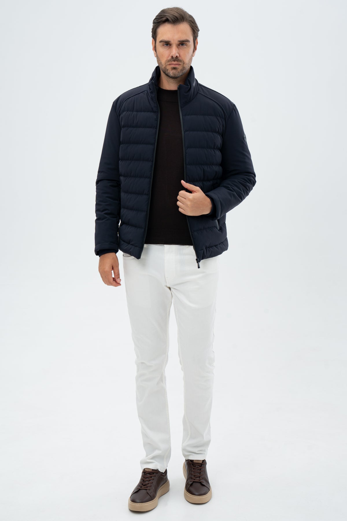 GEACA RELAXED FIT TWN - Bleumarin