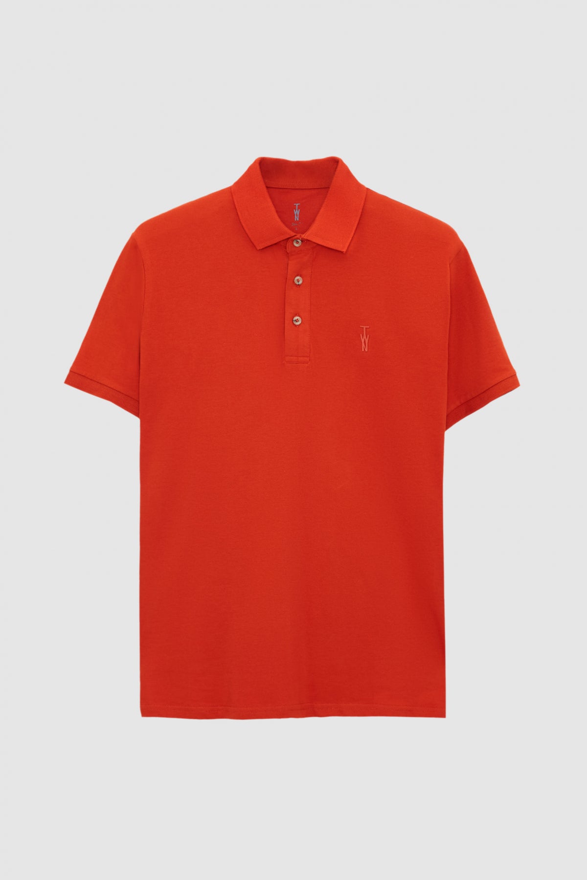 TRICOU SLIM FIT TWN - Cărămiziu
