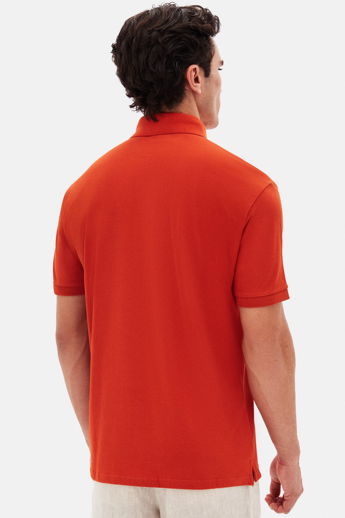 TRICOU SLIM FIT TWN - Cărămiziu
