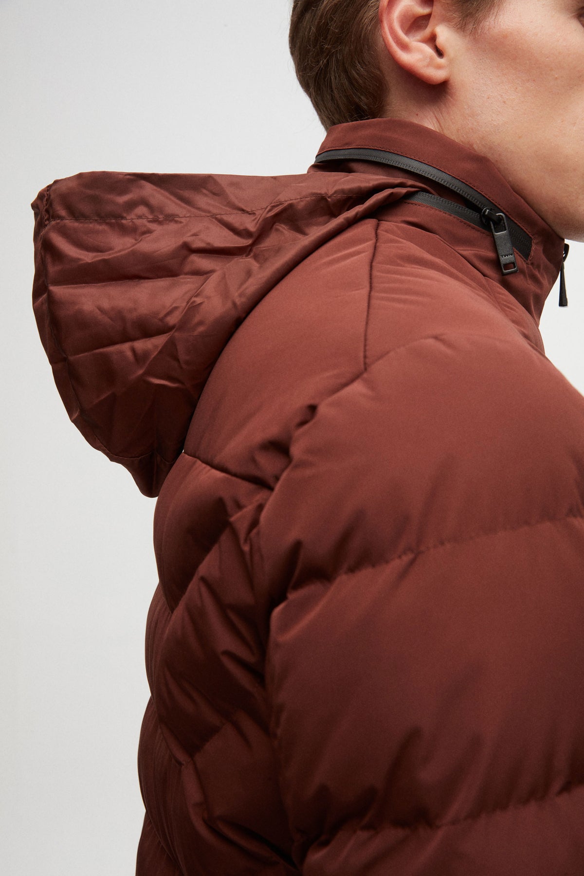 GEACA SLIM FIT TWN - Cărămiziu