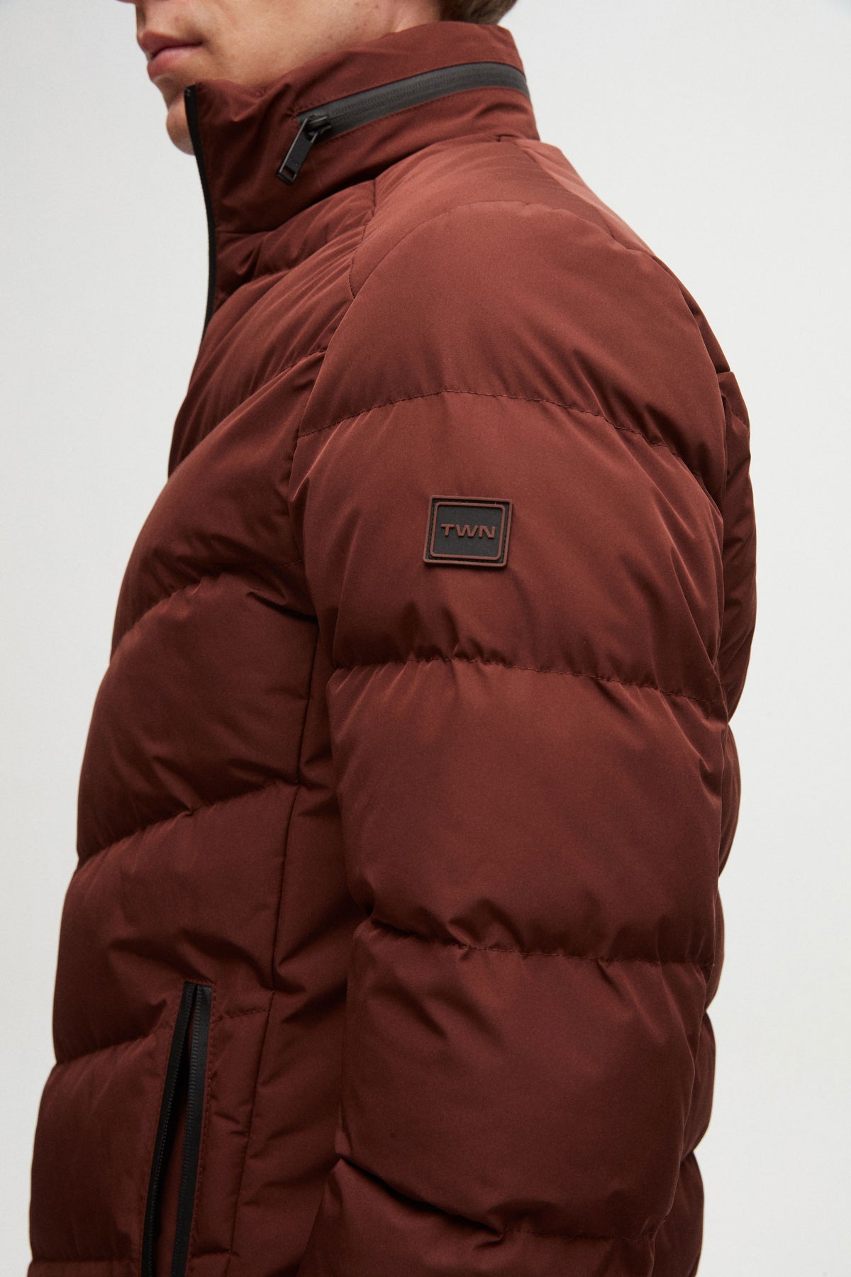 GEACA SLIM FIT TWN - Cărămiziu