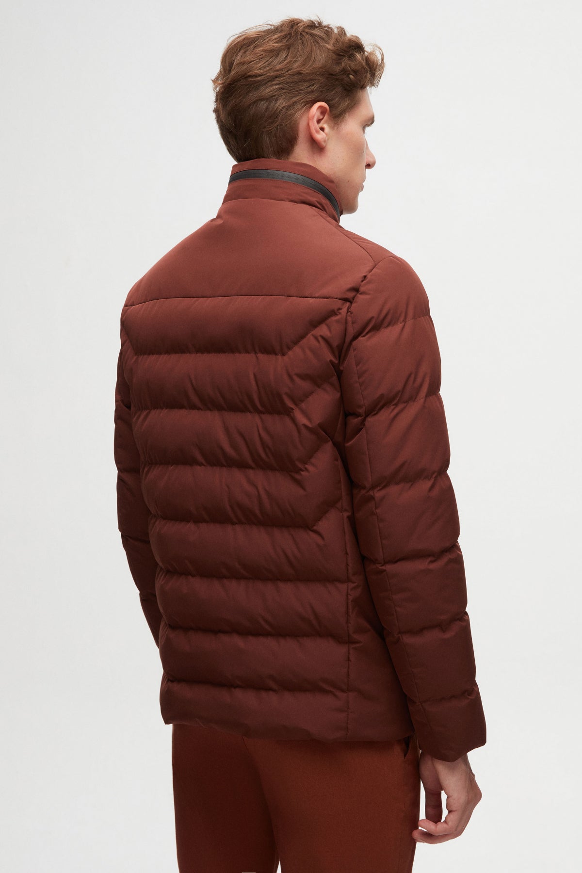 GEACA SLIM FIT TWN - Cărămiziu