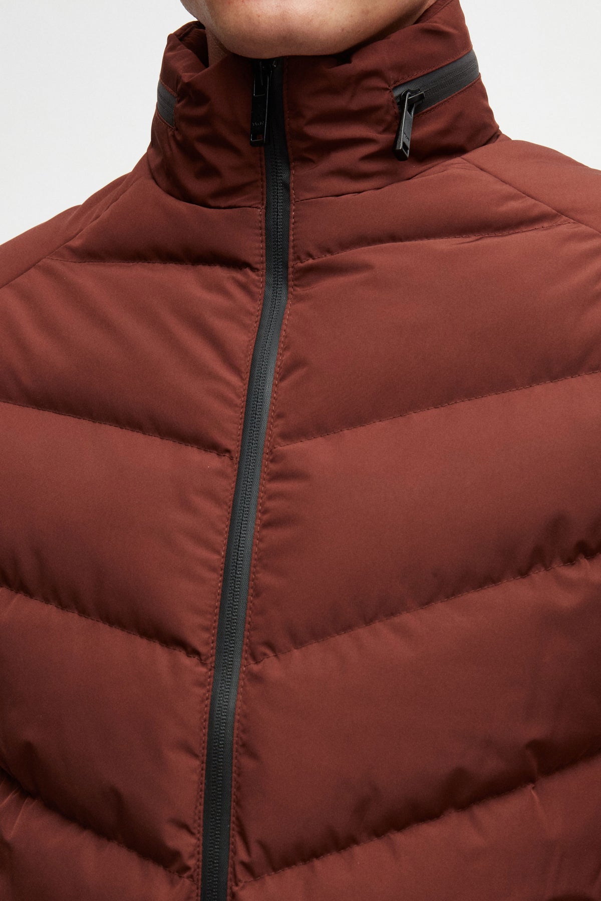 GEACA SLIM FIT TWN - Cărămiziu