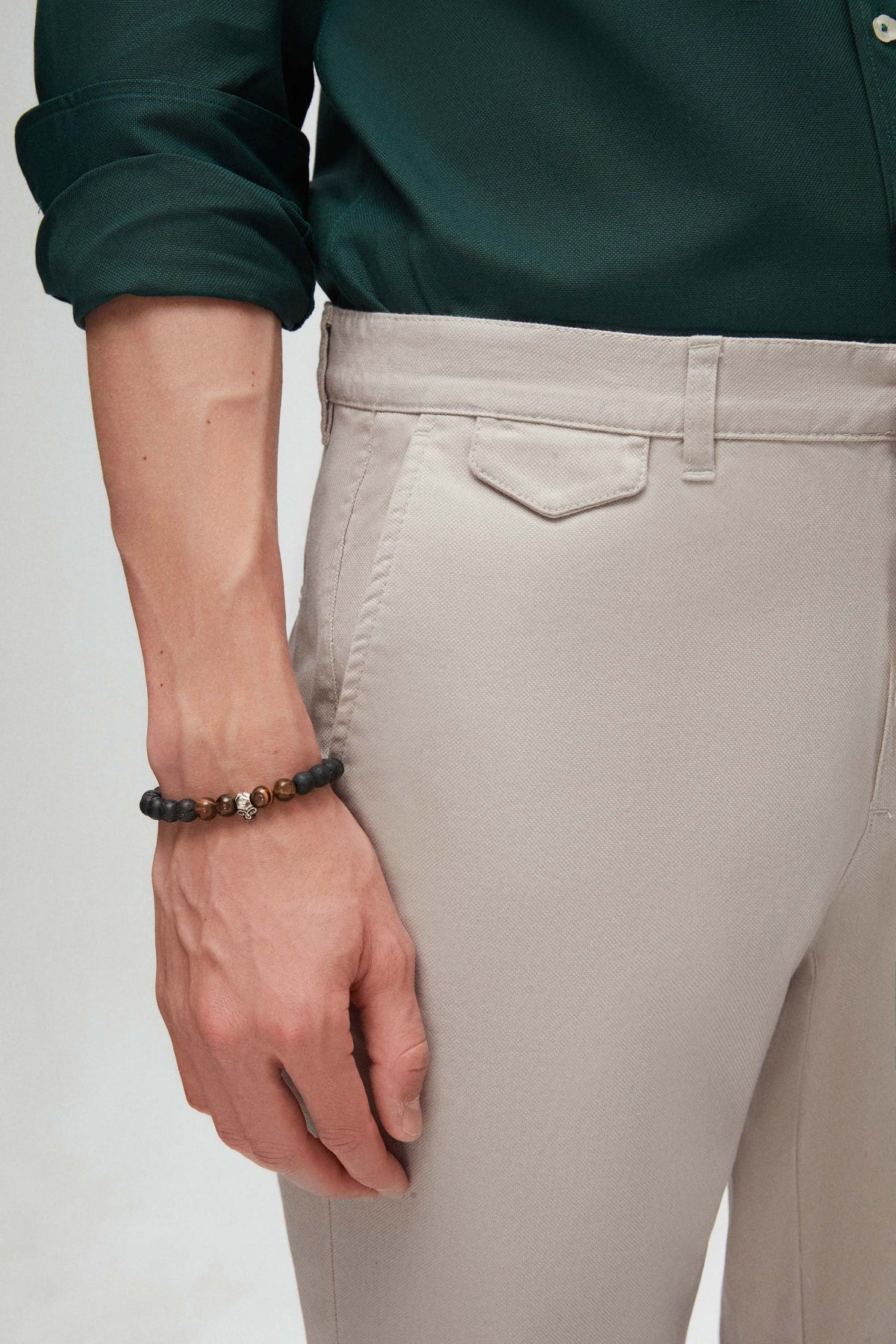 PANTALONI CHINO SLIM FIT TWN - Bej