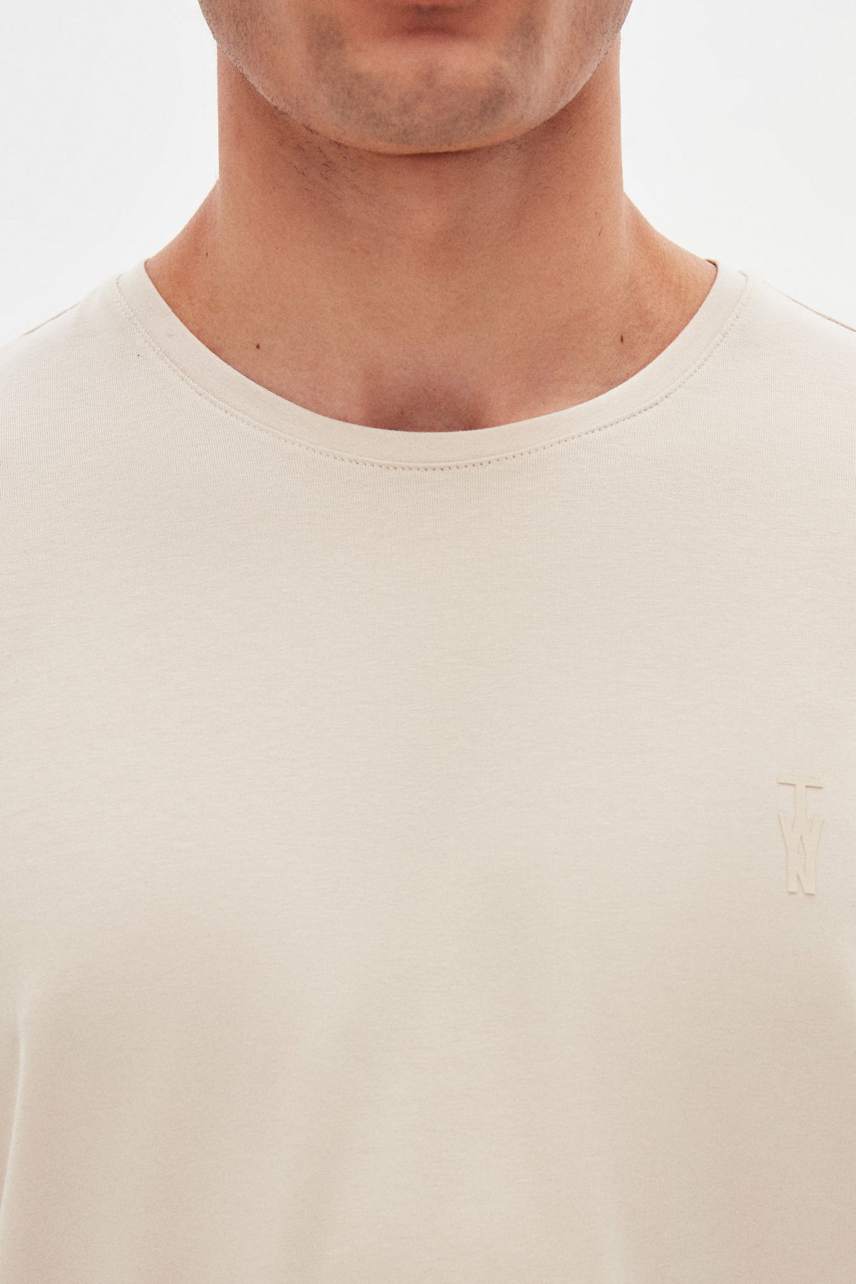 TRICOU SLIM FIT TWN - Bej