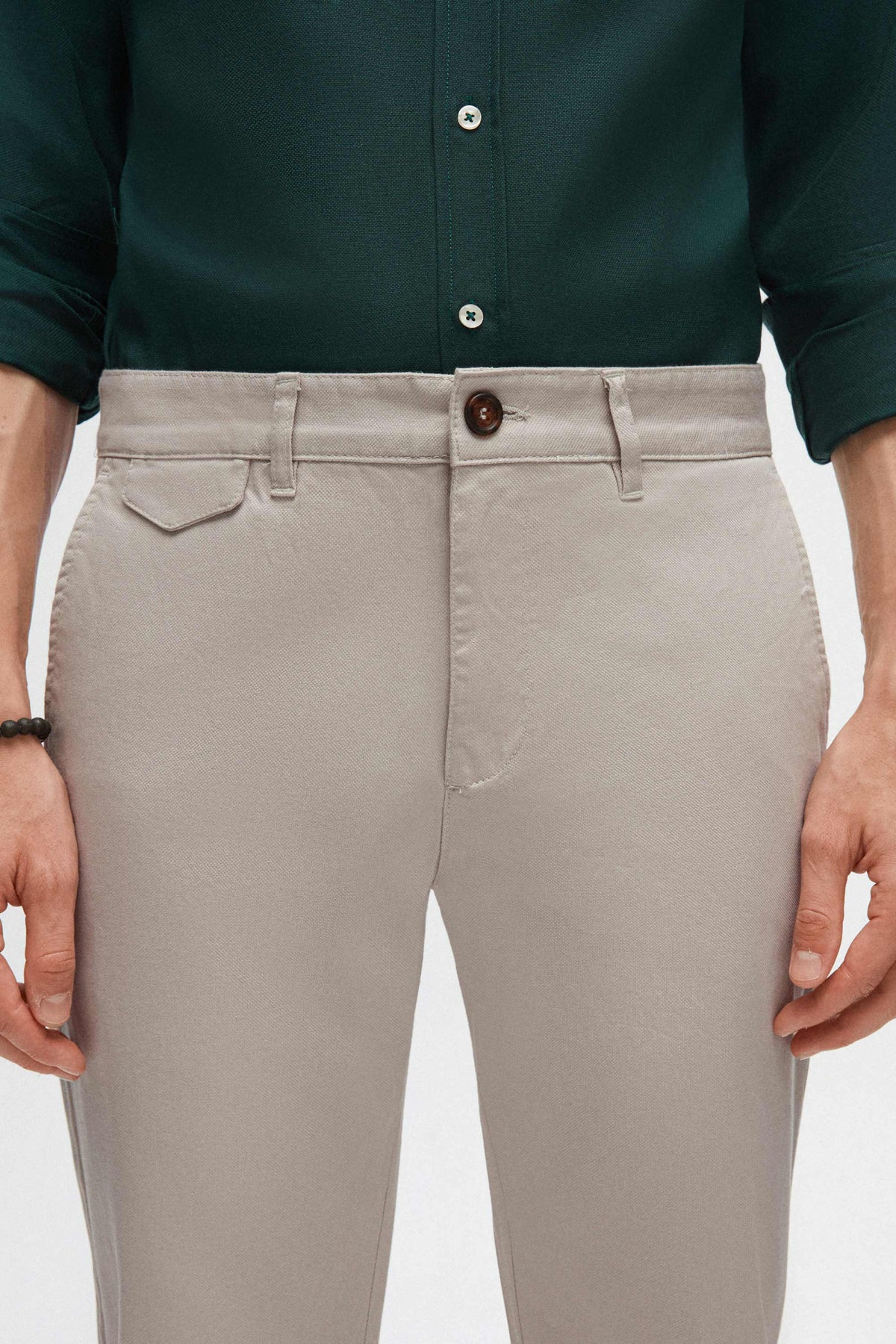 PANTALONI CHINO SLIM FIT TWN - Bej