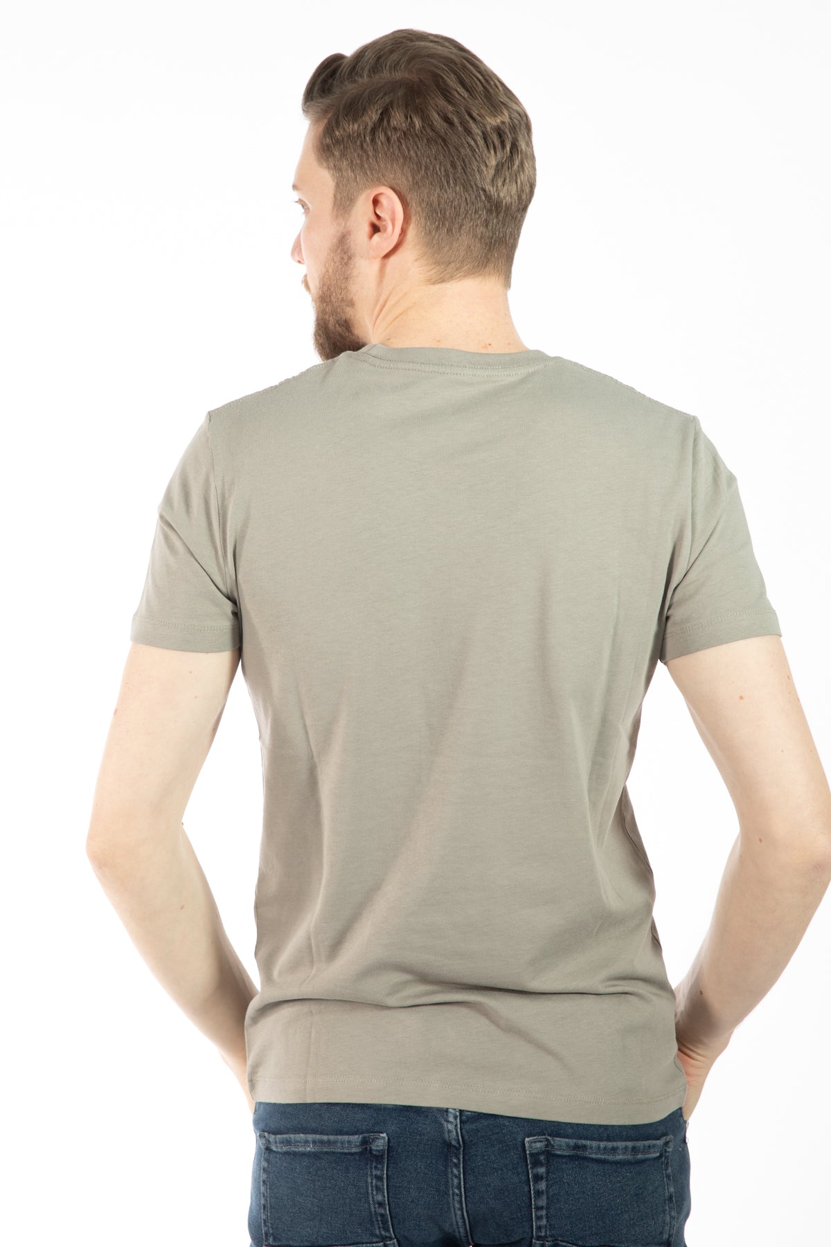 TRICOU SLIM FIT TWN - Bej