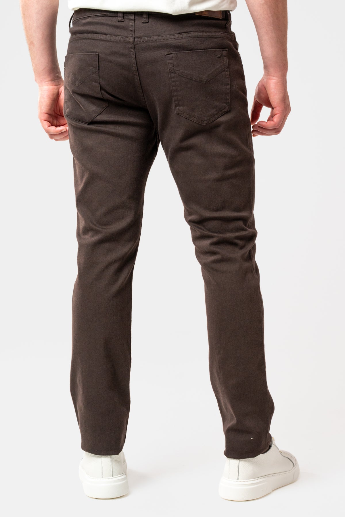 PANTALONI CASUAL SLIM FIT D'S DAMAT  - Maro