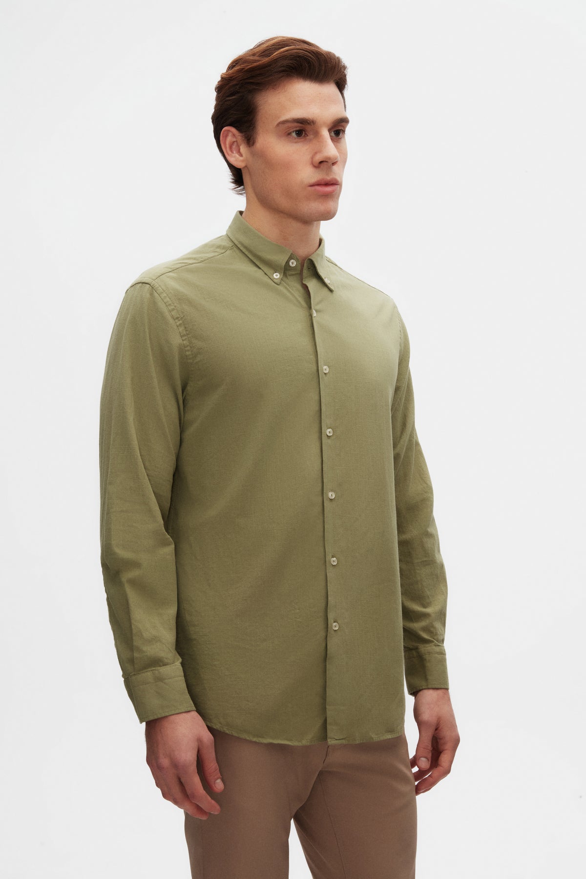CAMASA D'S DAMAT RELAXED FIT  - Verde