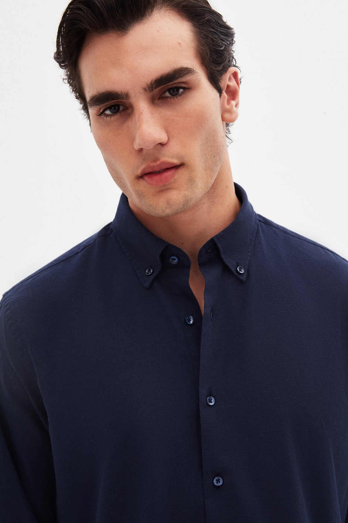 CAMASA D'S DAMAT RELAXED FIT  - Bleumarin
