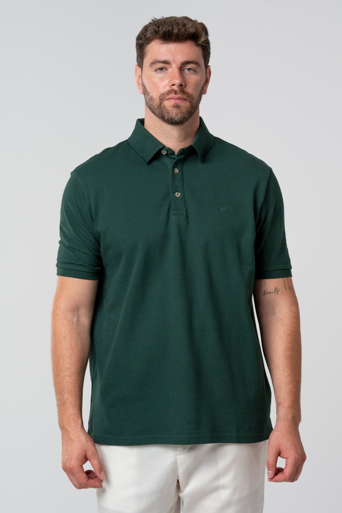 TRICOU REGULAR FIT D'S DAMAT  - Mușchi Întunecat