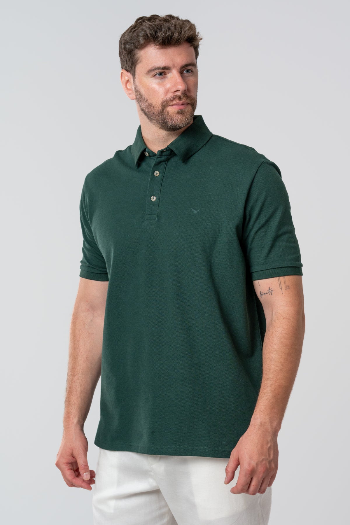 TRICOU REGULAR FIT D'S DAMAT  - Mușchi Întunecat