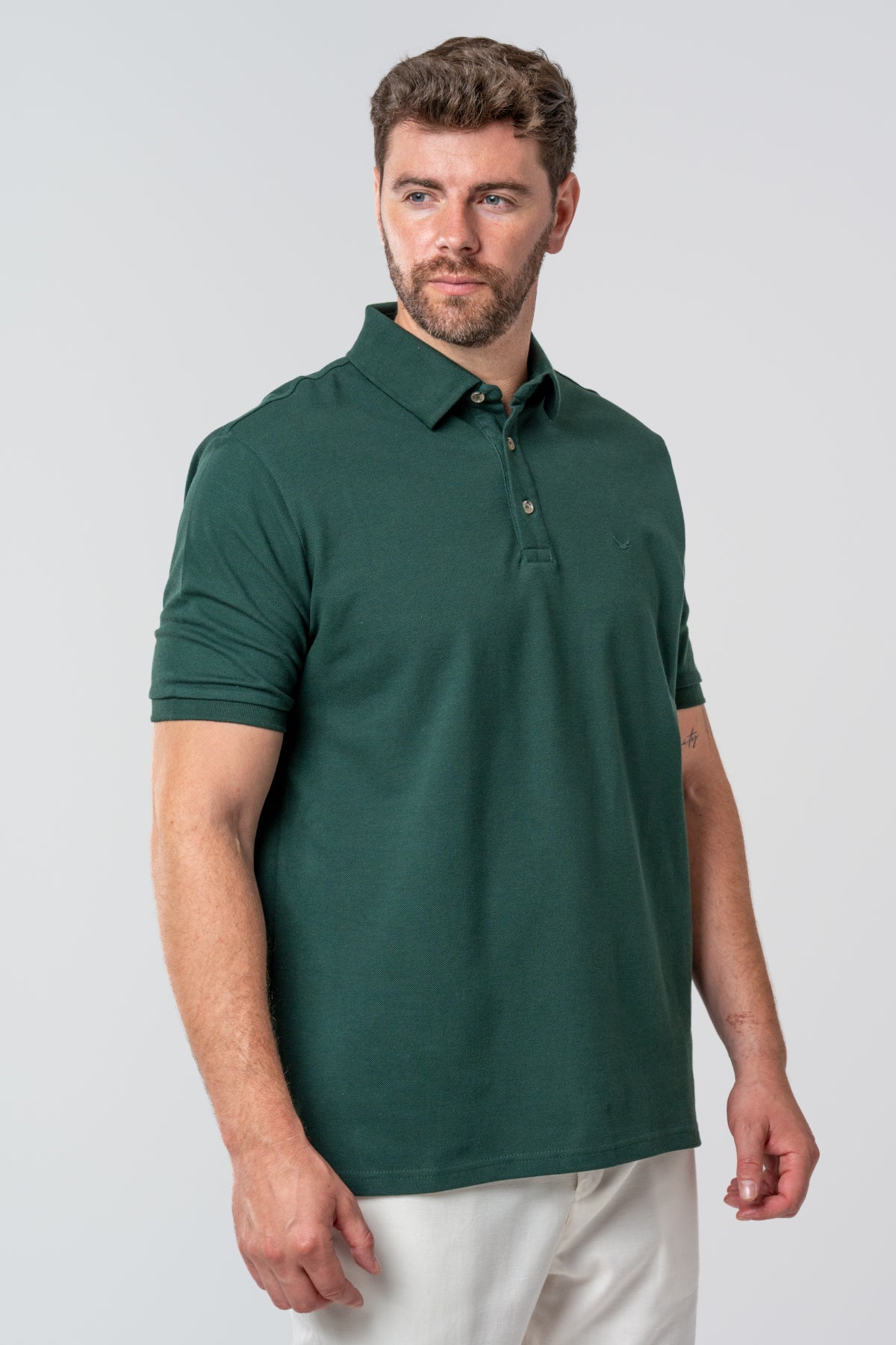 TRICOU REGULAR FIT D'S DAMAT  - Mușchi Întunecat