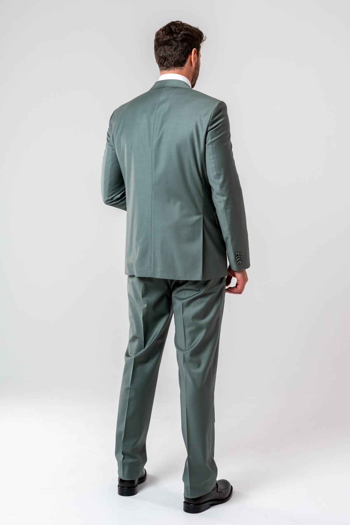 COSTUM D'S DAMAT SLIM FIT  - Mușchi Întunecat