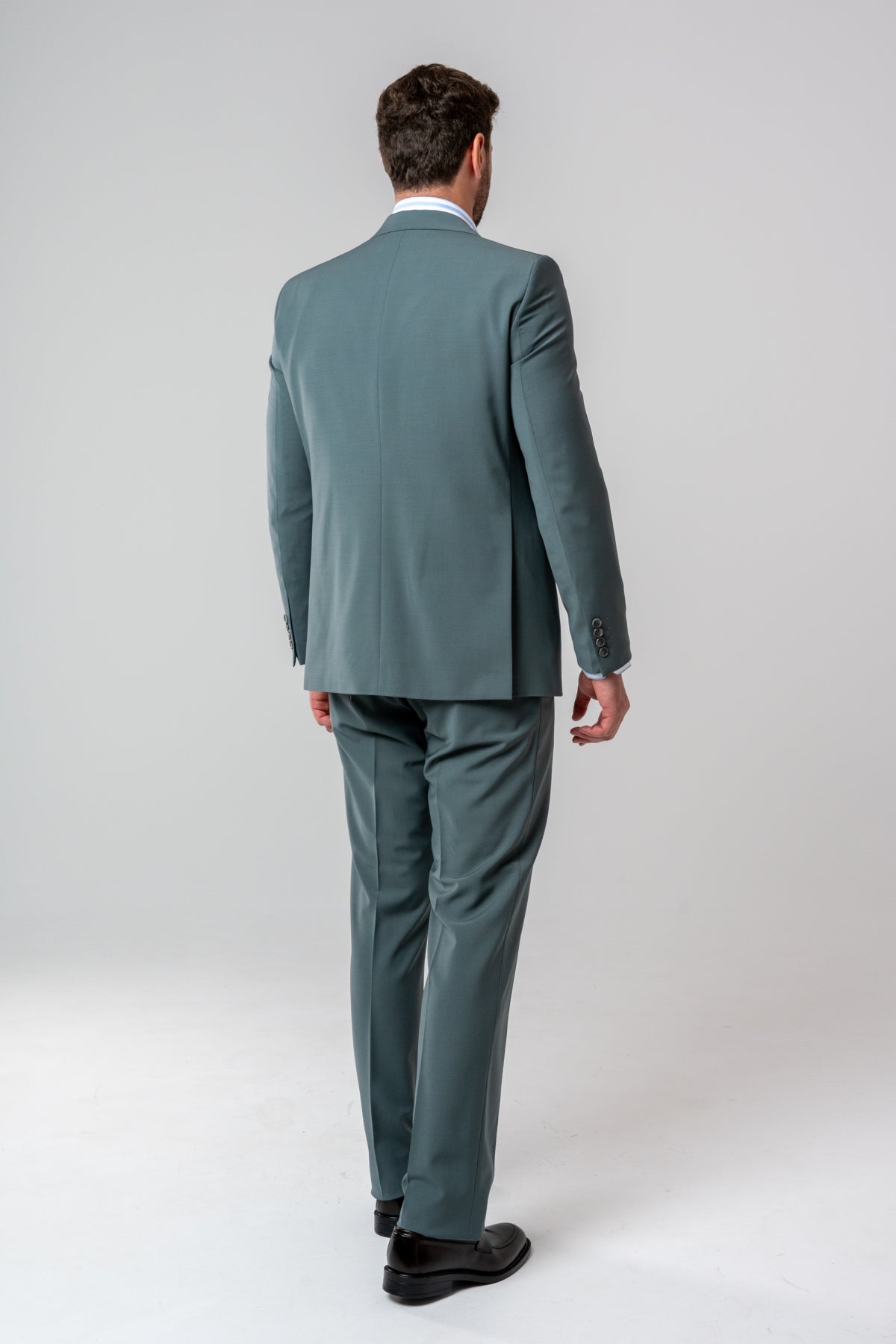 COSTUM  REGULAR FIT D'S DAMAT  - Mușchi Întunecat