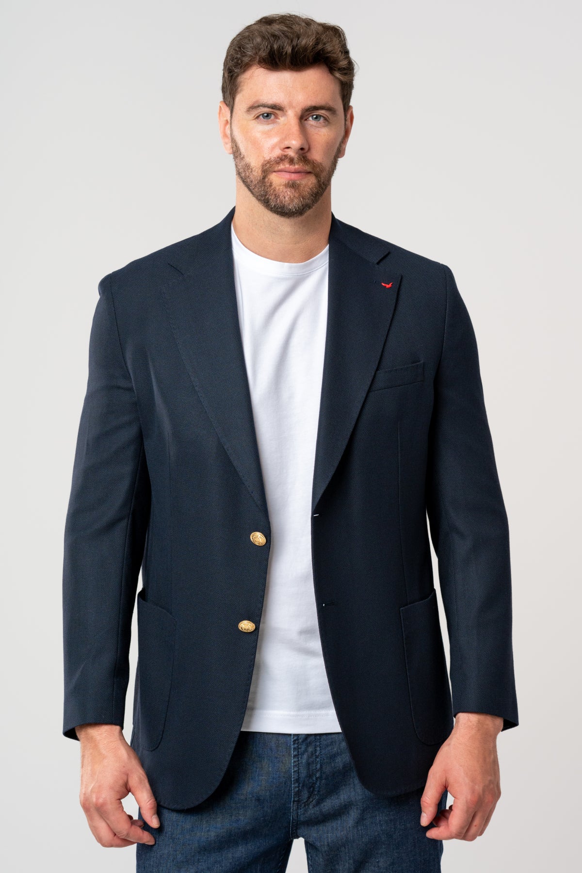 SACOU COMFORT FIT D'S DAMAT  - Bleumarin
