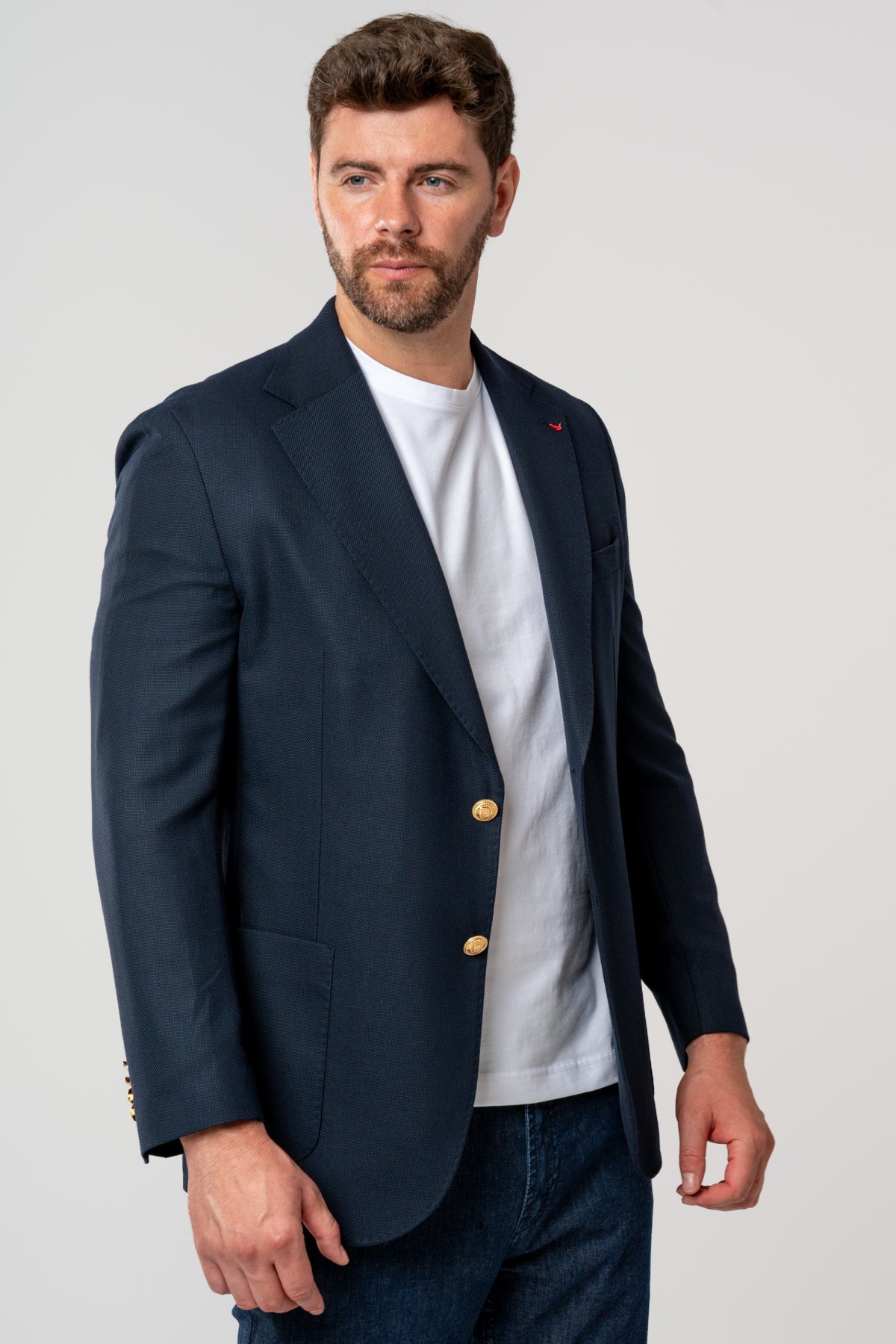 SACOU COMFORT FIT D'S DAMAT  - Bleumarin
