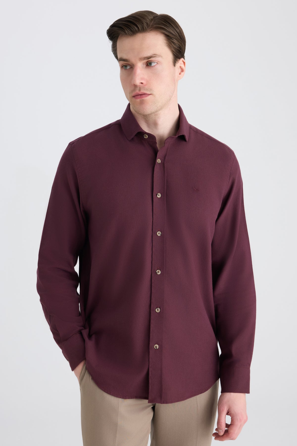 CAMASA COMFORT FIT D'S DAMAT  - Bordo