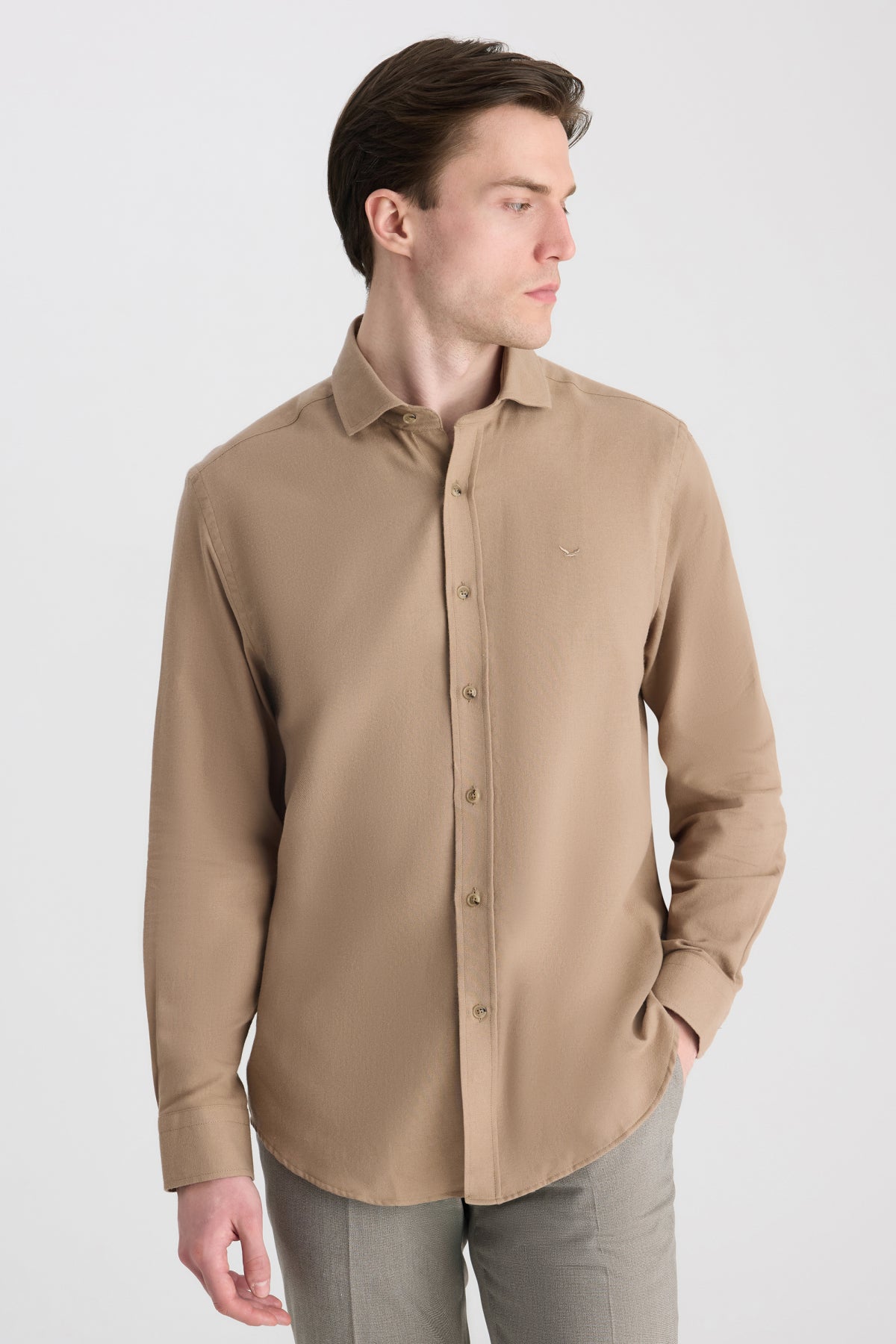 CAMASA COMFORT FIT D'S DAMAT  - Camel