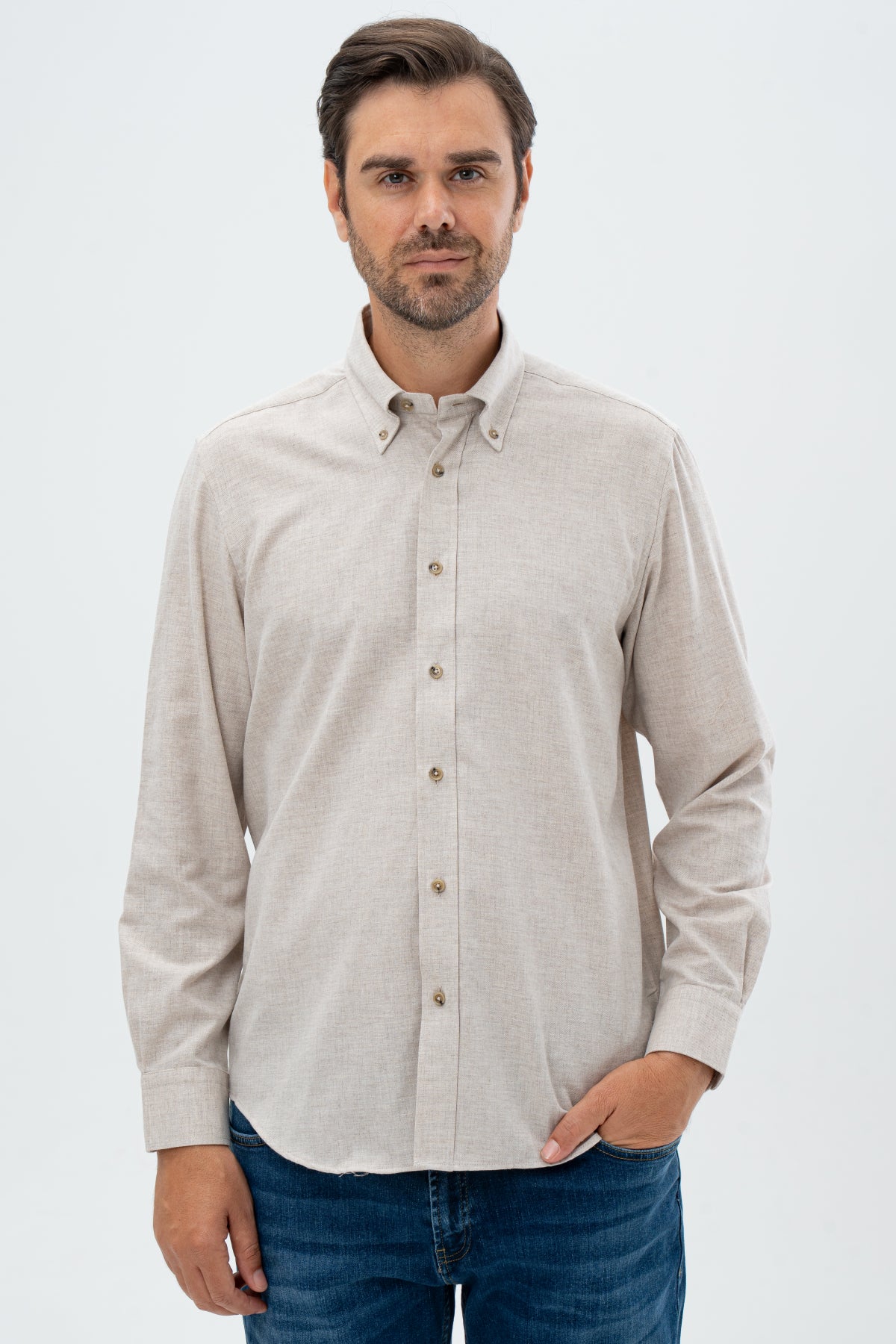 CAMASA COMFORT FIT D'S DAMAT  - Bej