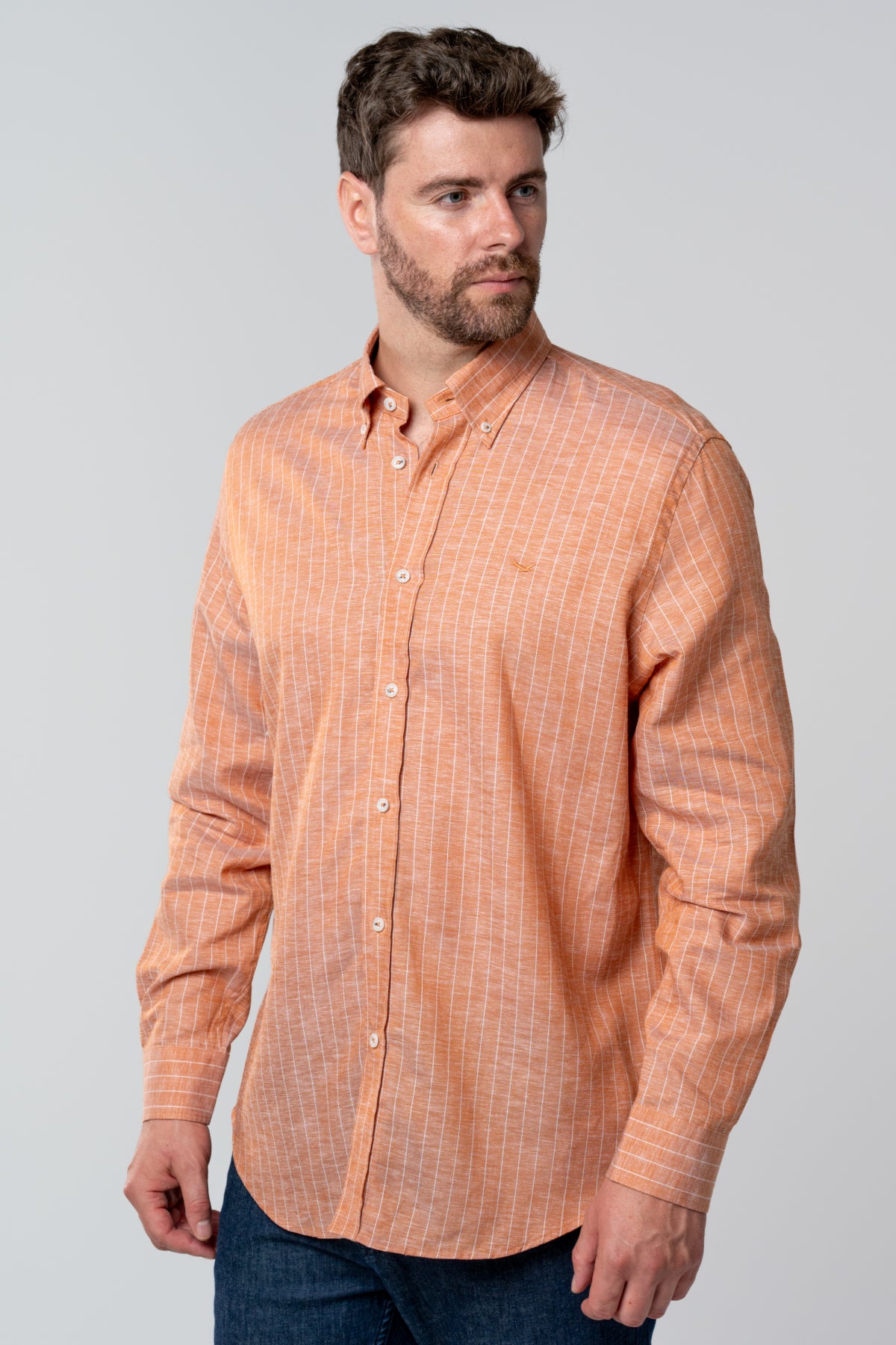 CAMASA COMFORT FIT D'S DAMAT  - Portocaliu