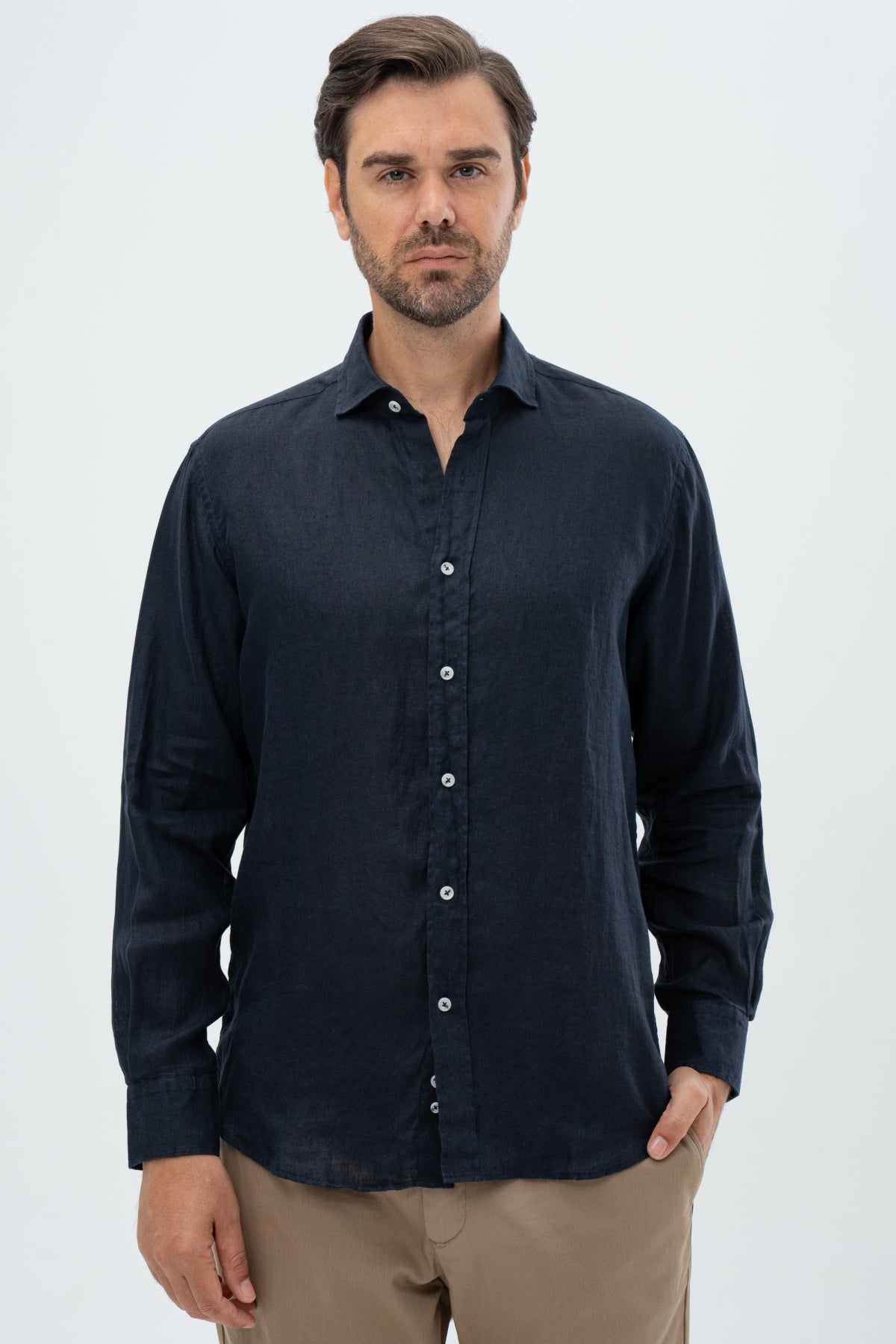 CAMASA COMFORT FIT D'S DAMAT  - Bleumarin