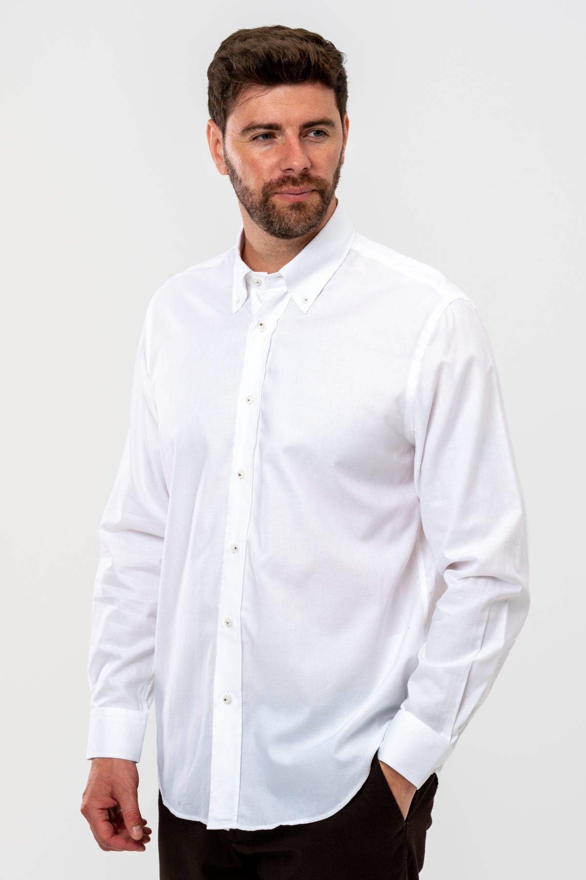 CAMASA COMFORT FIT D'S DAMAT  - Alb