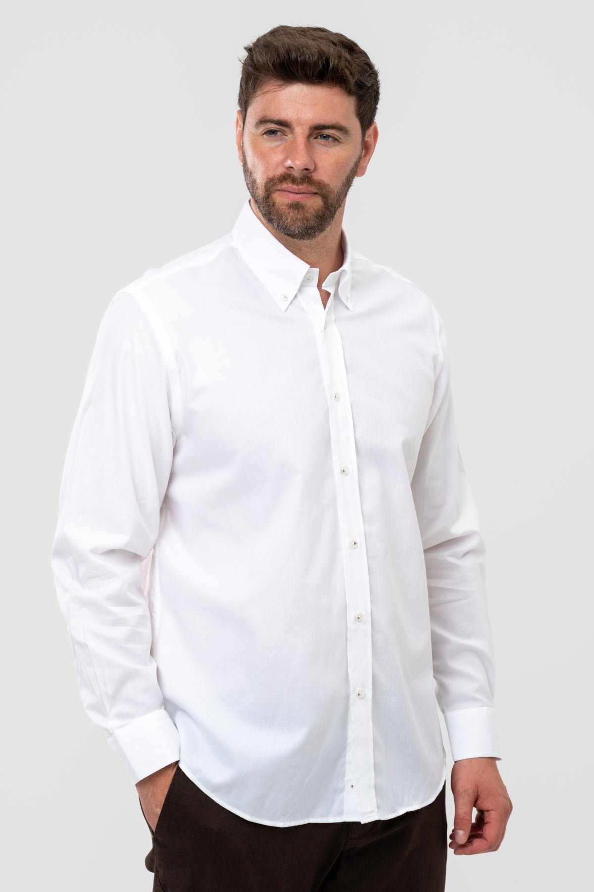 CAMASA COMFORT FIT D'S DAMAT  - Alb
