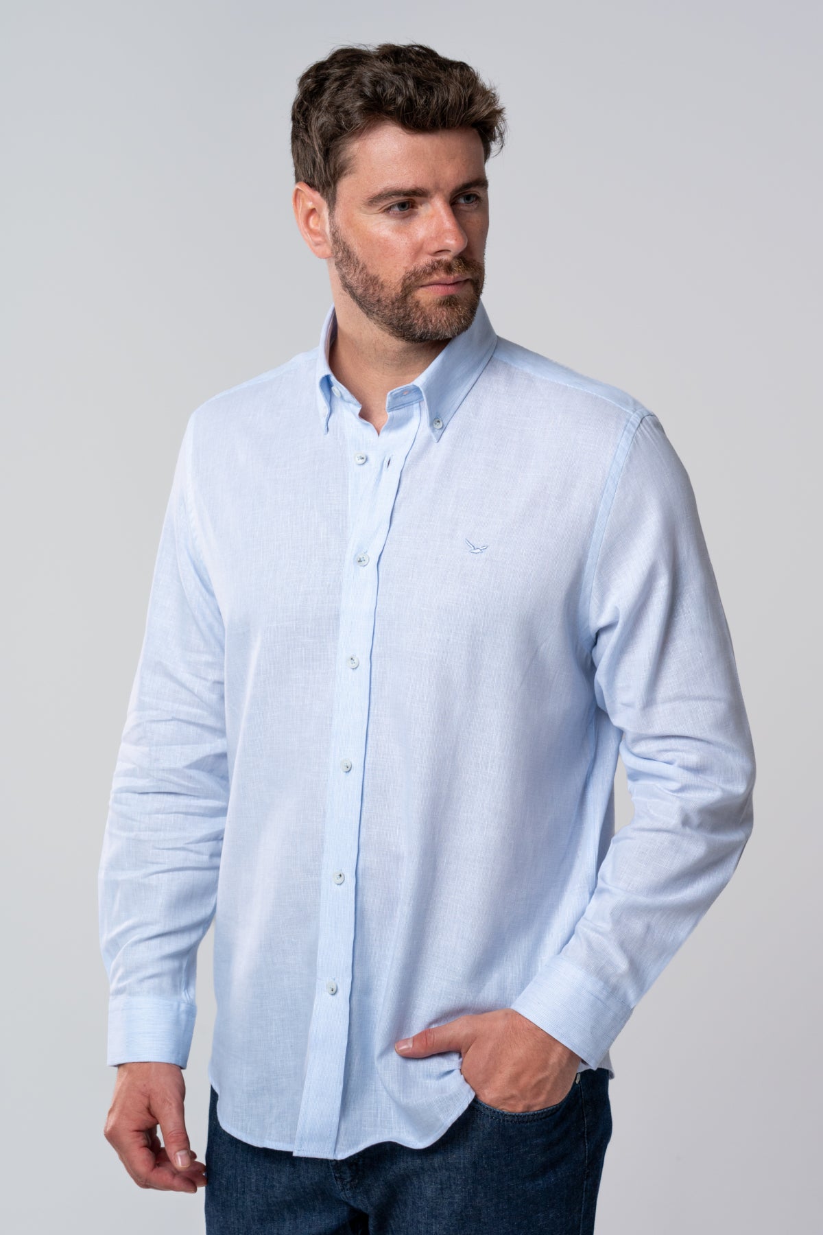 CAMASA COMFORT FIT D'S DAMAT  - Bleu