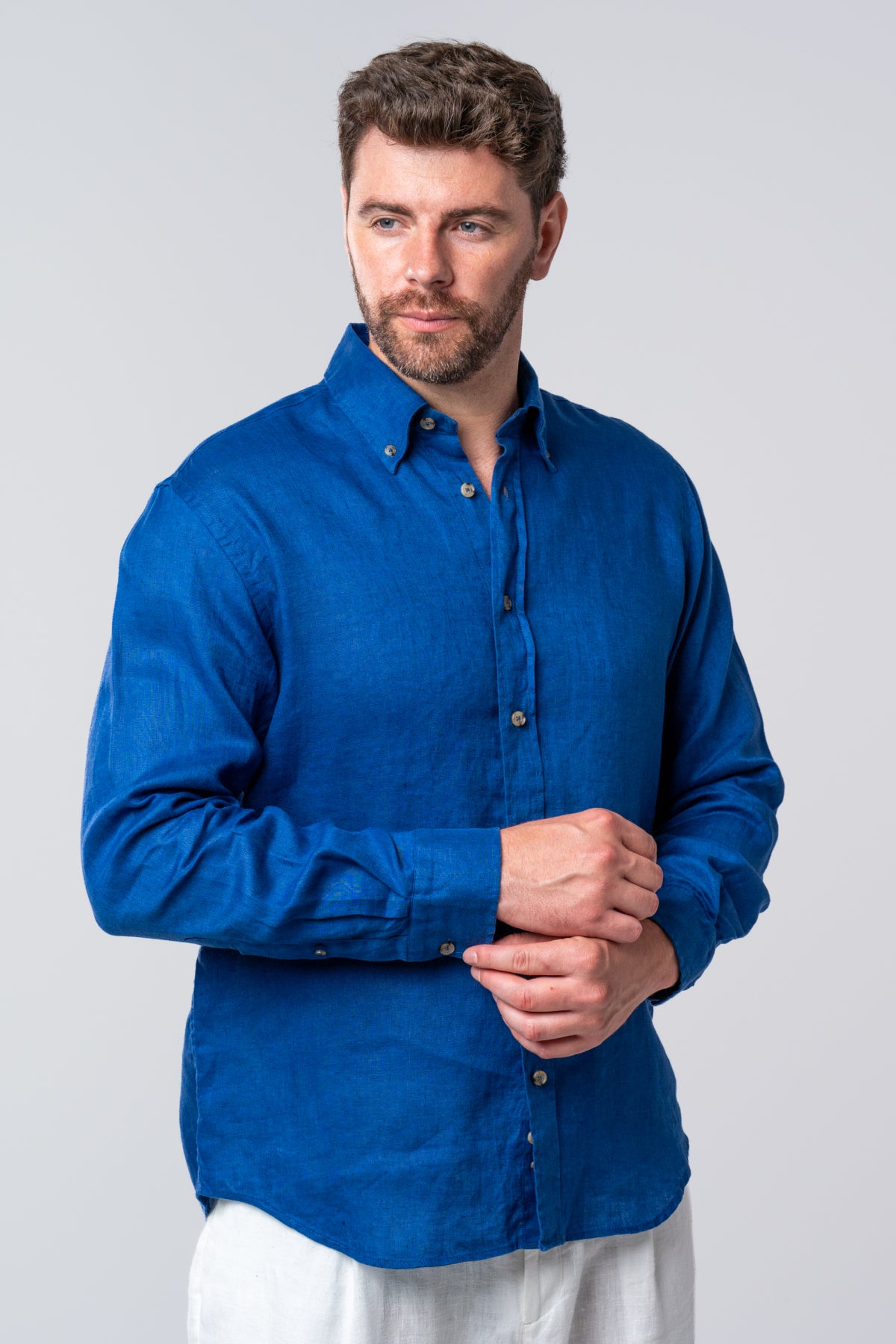 CAMASA COMFORT FIT D'S DAMAT  - Albastru