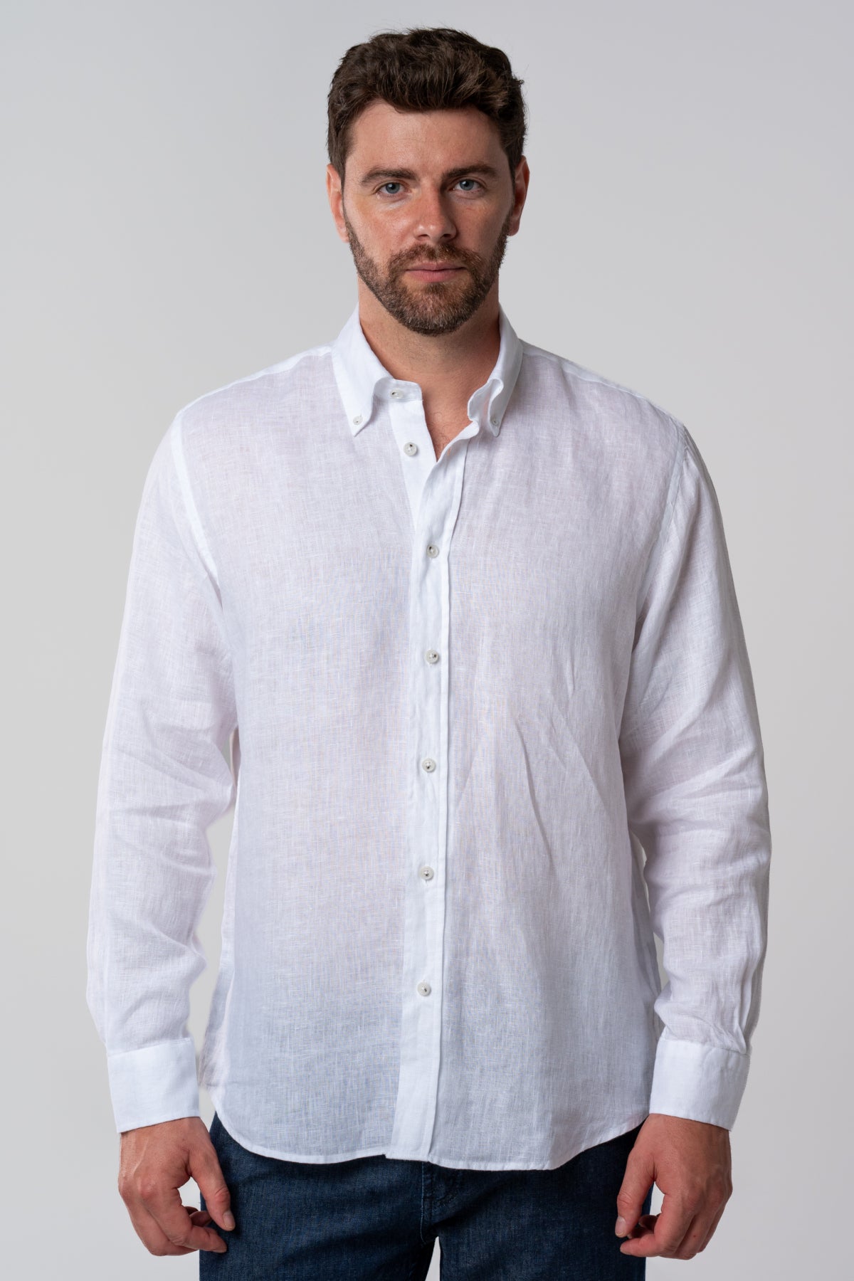CAMASA COMFORT FIT D'S DAMAT  - Alb
