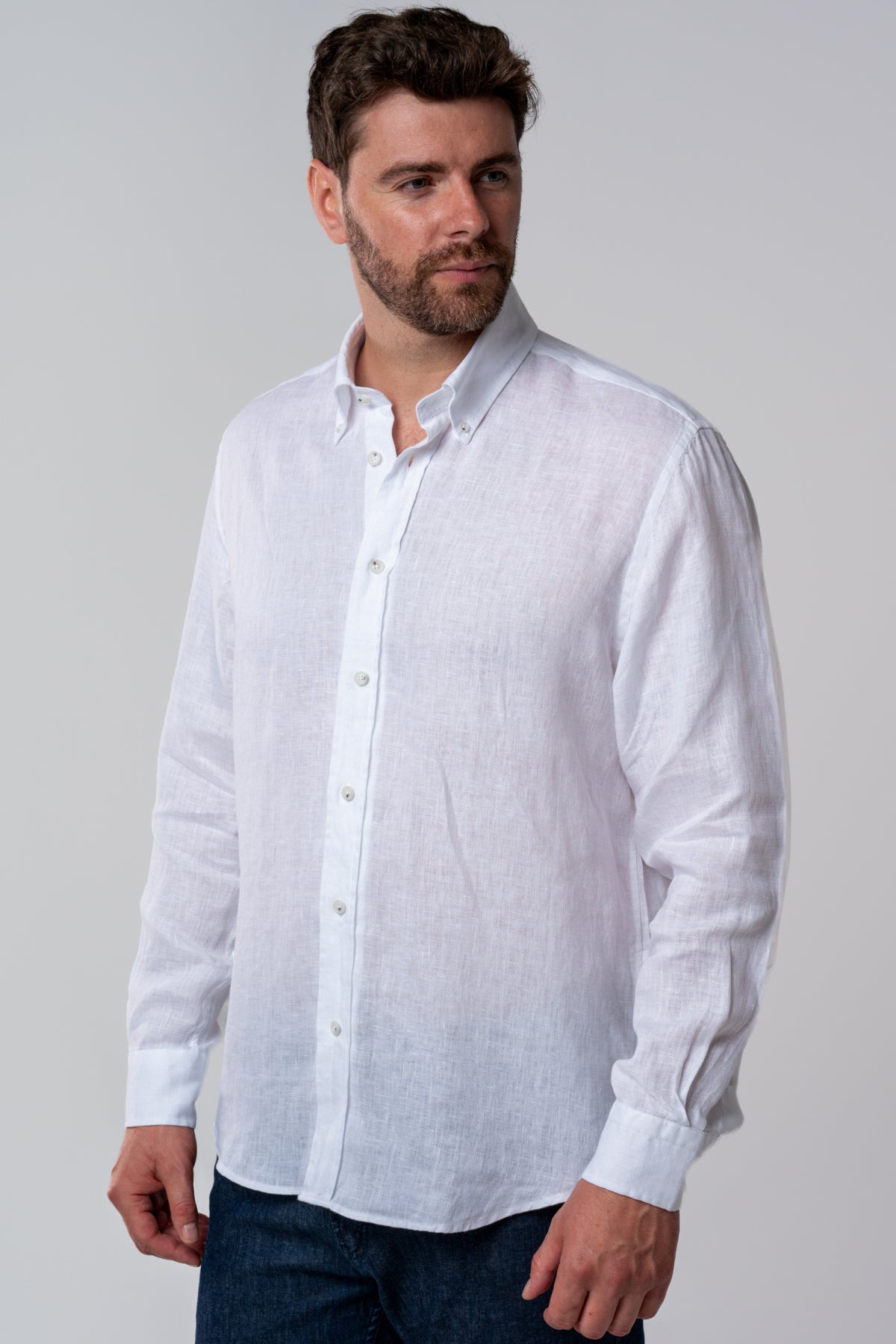 CAMASA COMFORT FIT D'S DAMAT  - Alb