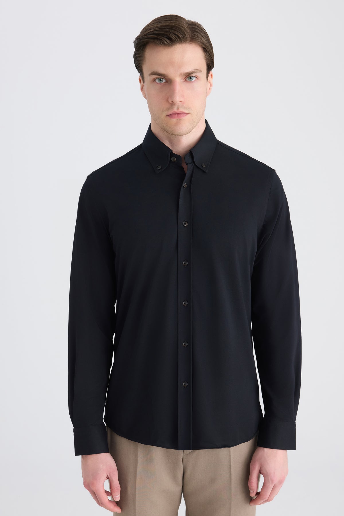 CAMASA COMFORT FIT D'S DAMAT  - Negru