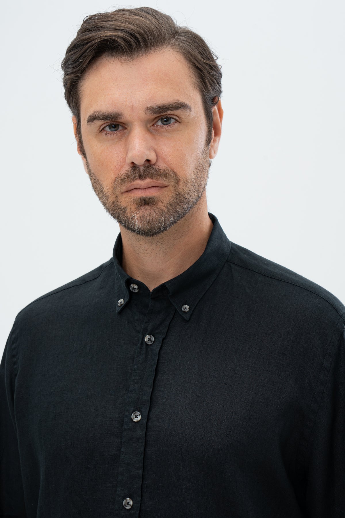 CAMASA COMFORT FIT D'S DAMAT  - Negru