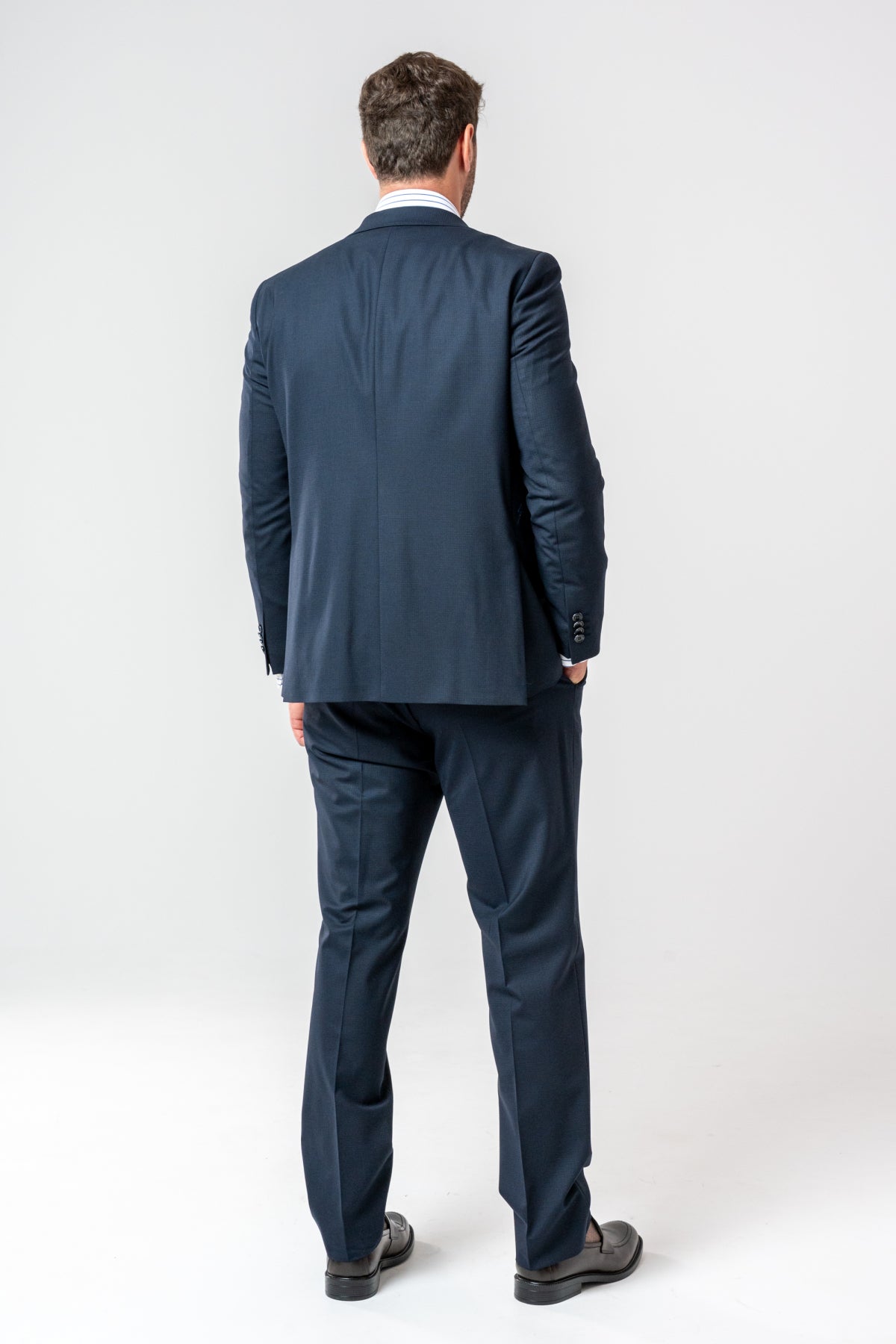 COSTUM COMFORT FIT D'S DAMAT  - Bleumarin