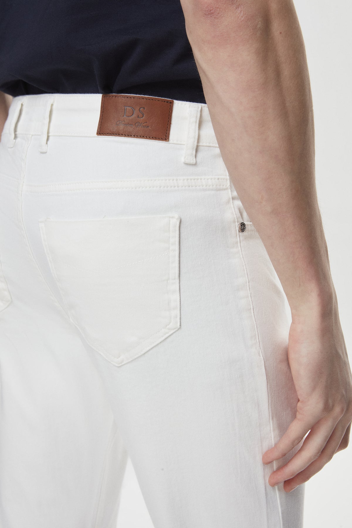 PANTALONI CASUAL SLIM FIT D'S DAMAT  - Bej