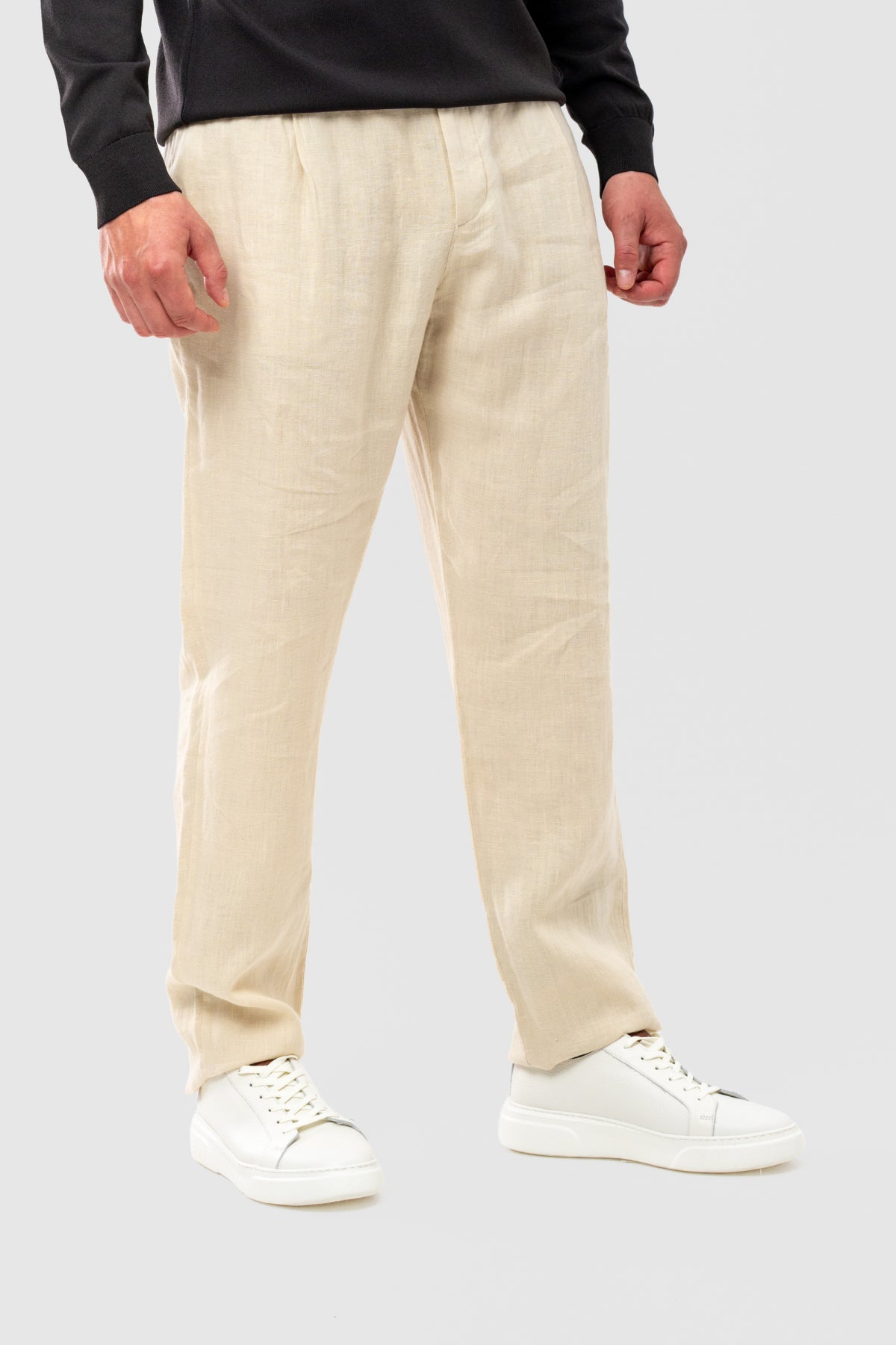 PANTALONI CASUAL JOGGER D'S DAMAT  - Bej