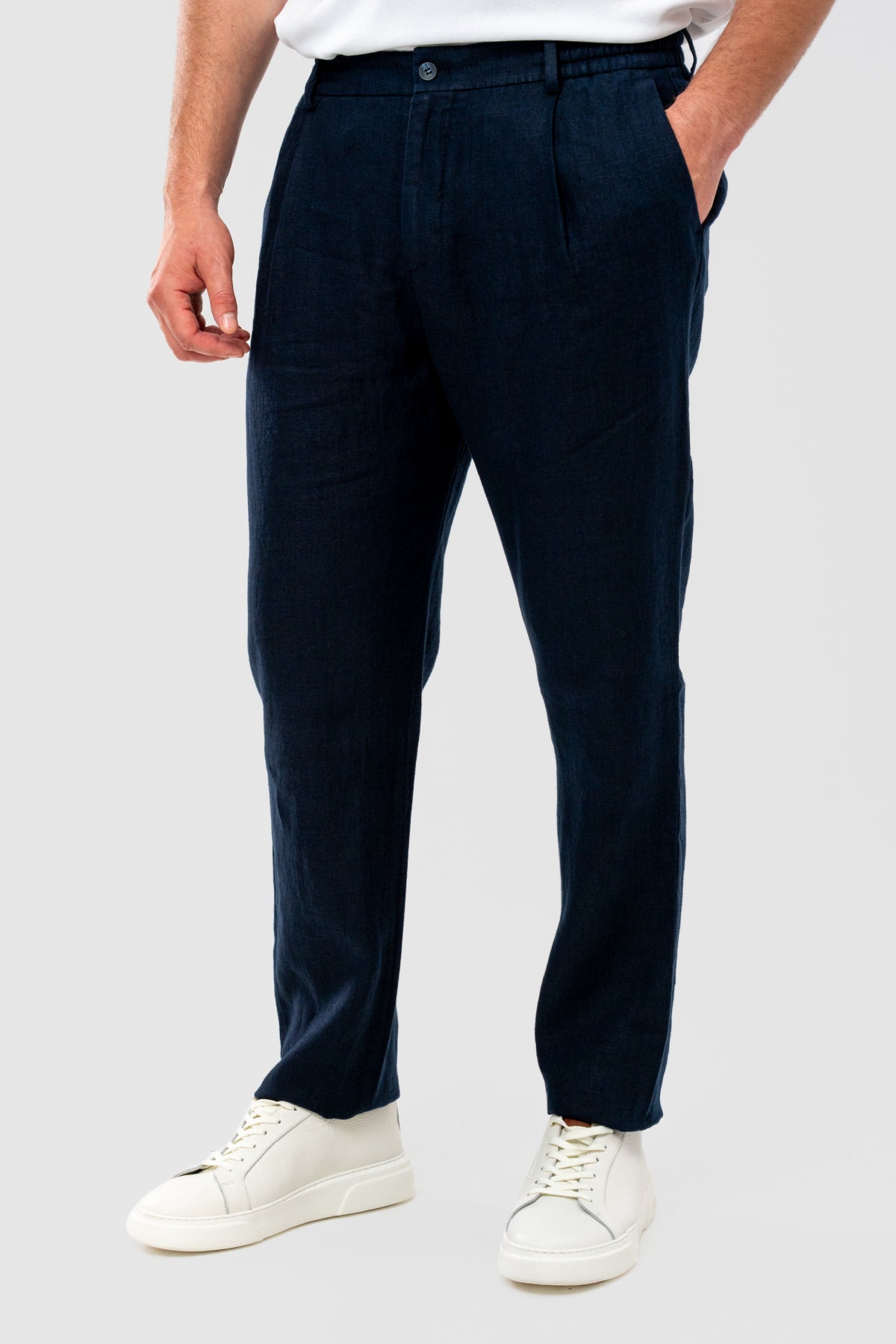 PANTALONI CASUAL JOGGER D'S DAMAT  - Bleumarin