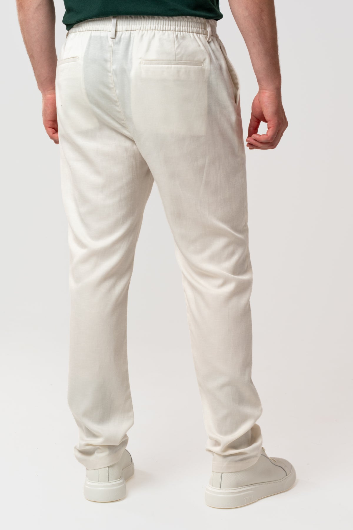 PANTALONI CASUAL JOGGER D'S DAMAT  - Ecru