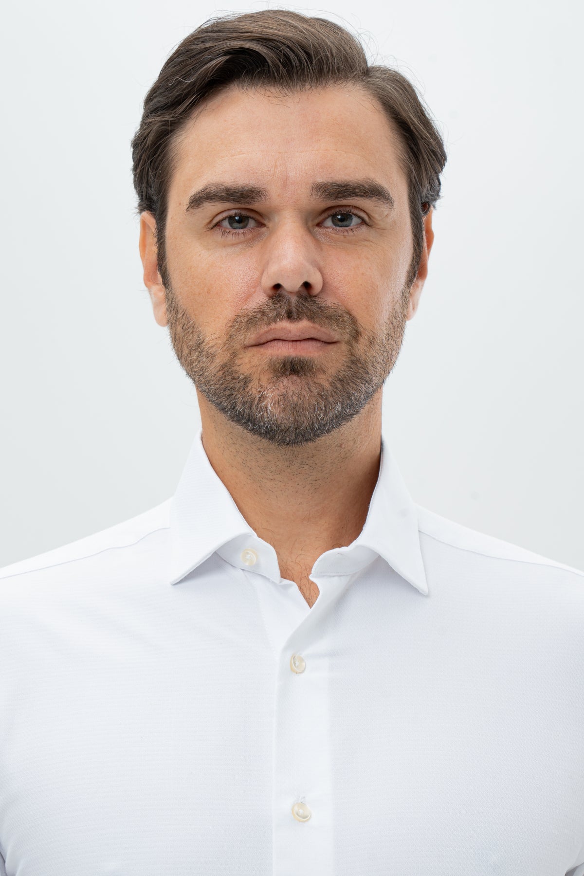 CAMASA REGULAR FIT D'S DAMAT  - Alb