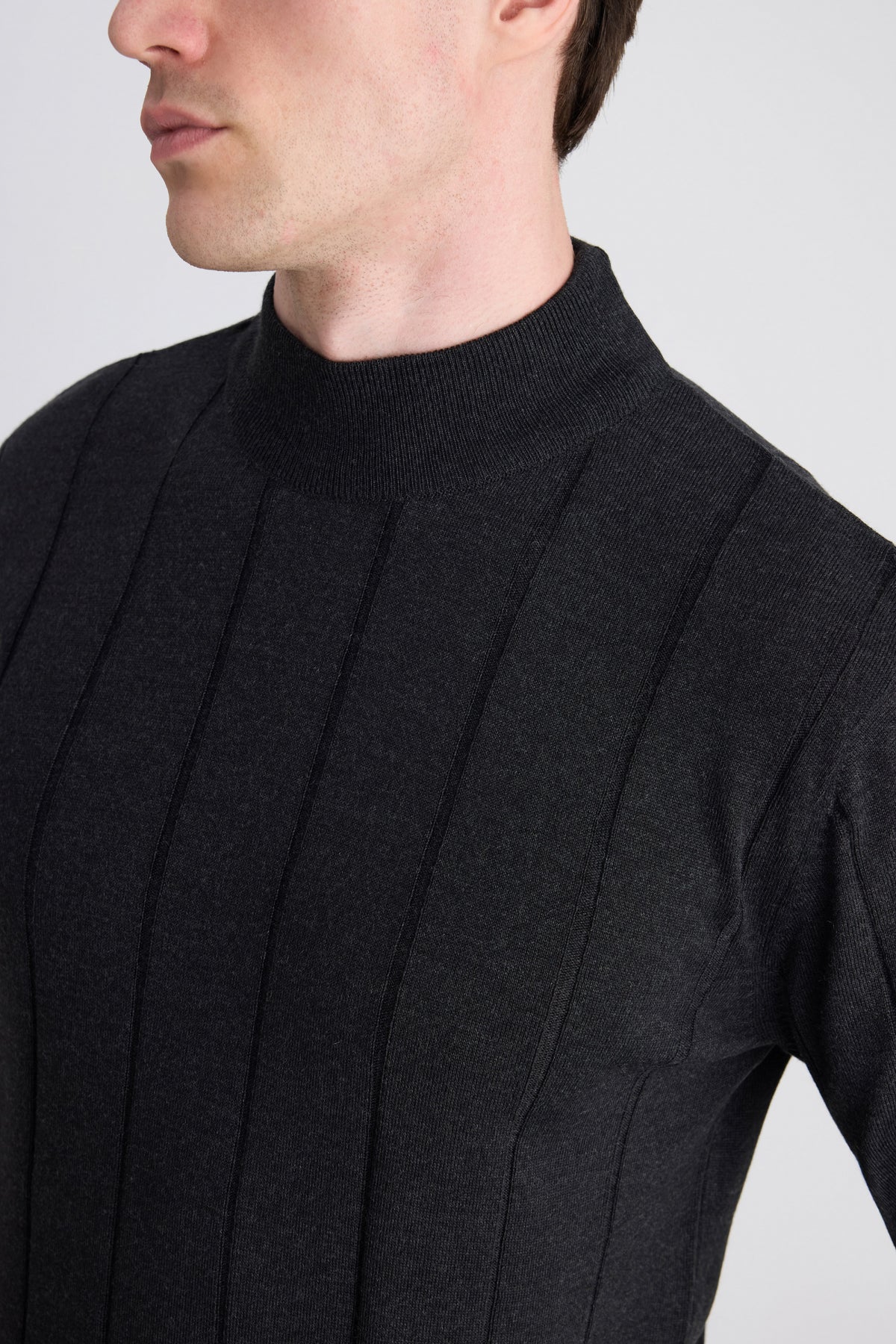 PULOVER REGULAR FIT D'S DAMAT  - Antracit