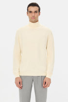 PULOVER REGULAR FIT D'S DAMAT  - Ecru