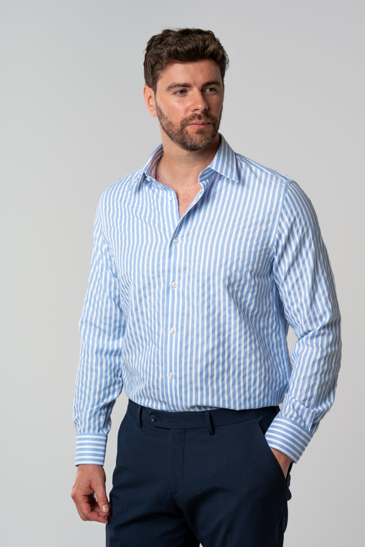CAMASA REGULAR FIT D'S DAMAT  - Bleu