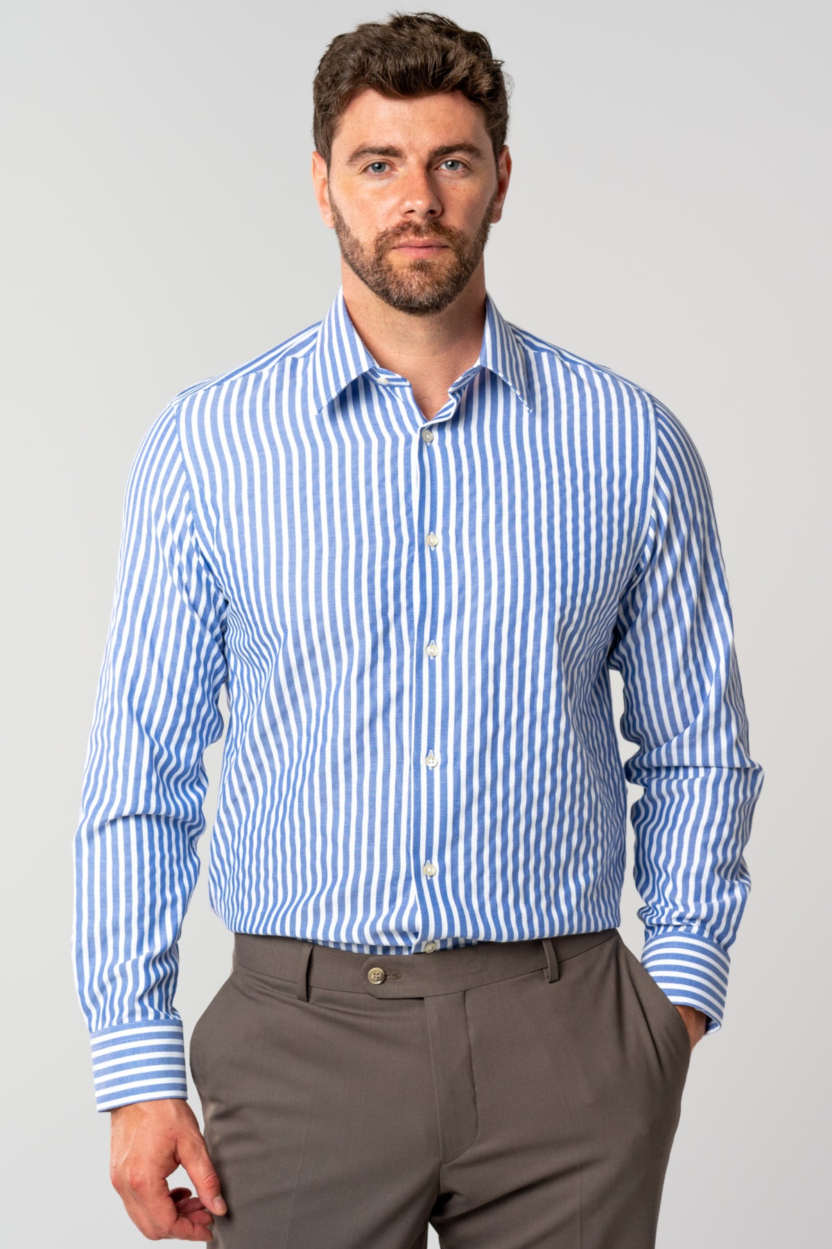 CAMASA REGULAR FIT D'S DAMAT  - Bleumarin