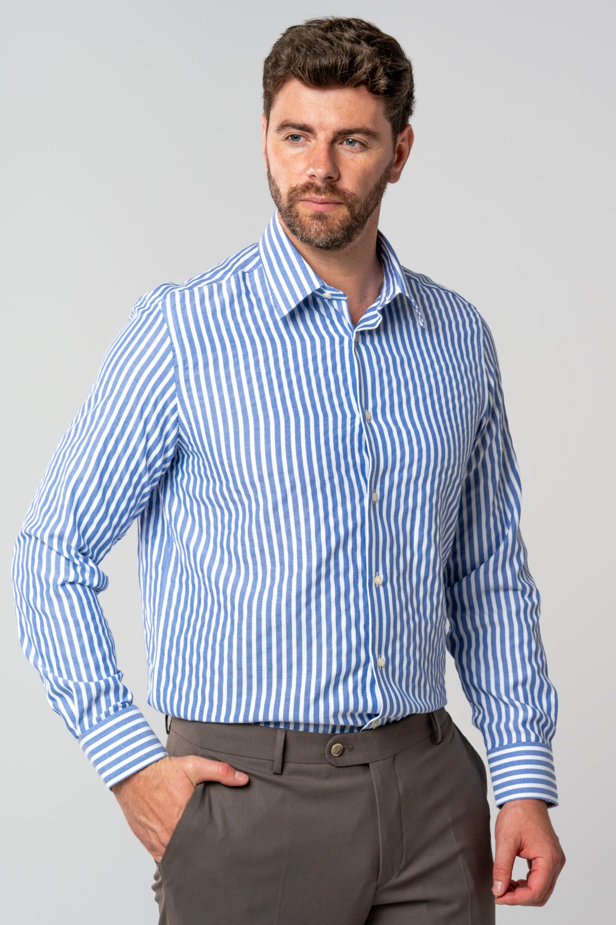 CAMASA REGULAR FIT D'S DAMAT  - Bleumarin