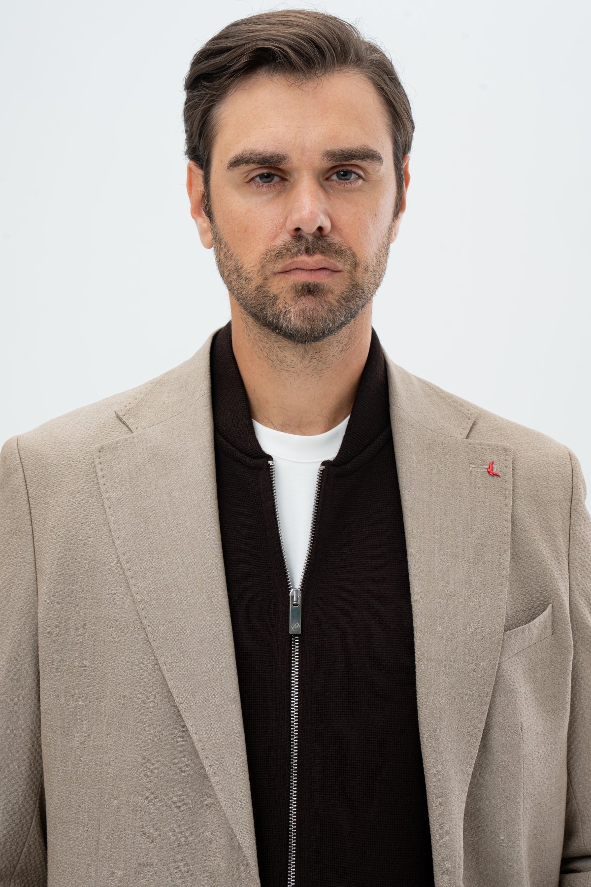 SACOU REGULAR FIT D'S DAMAT  - Bej