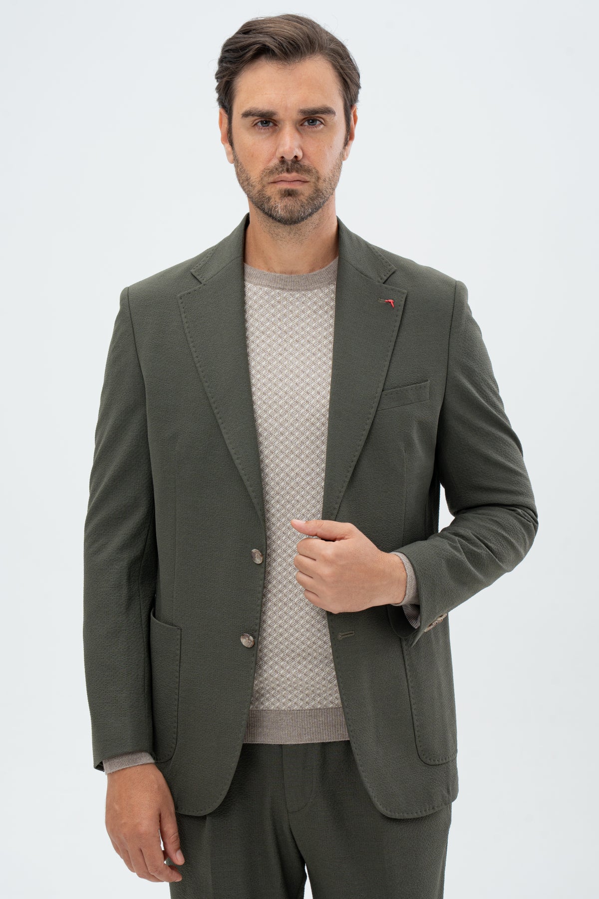 SACOU REGULAR FIT D'S DAMAT  - Kaki