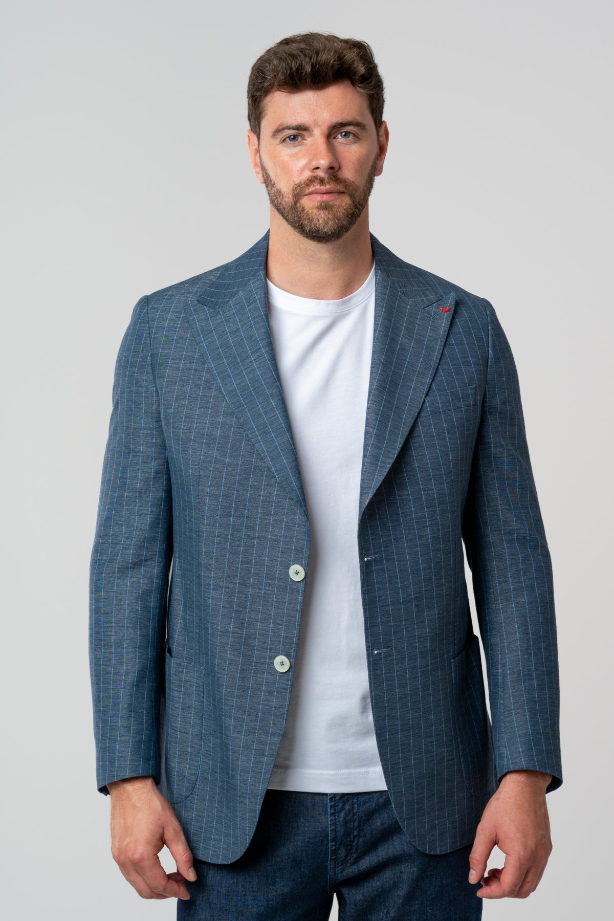 SACOU REGULAR FIT D'S DAMAT  - Bleumarin