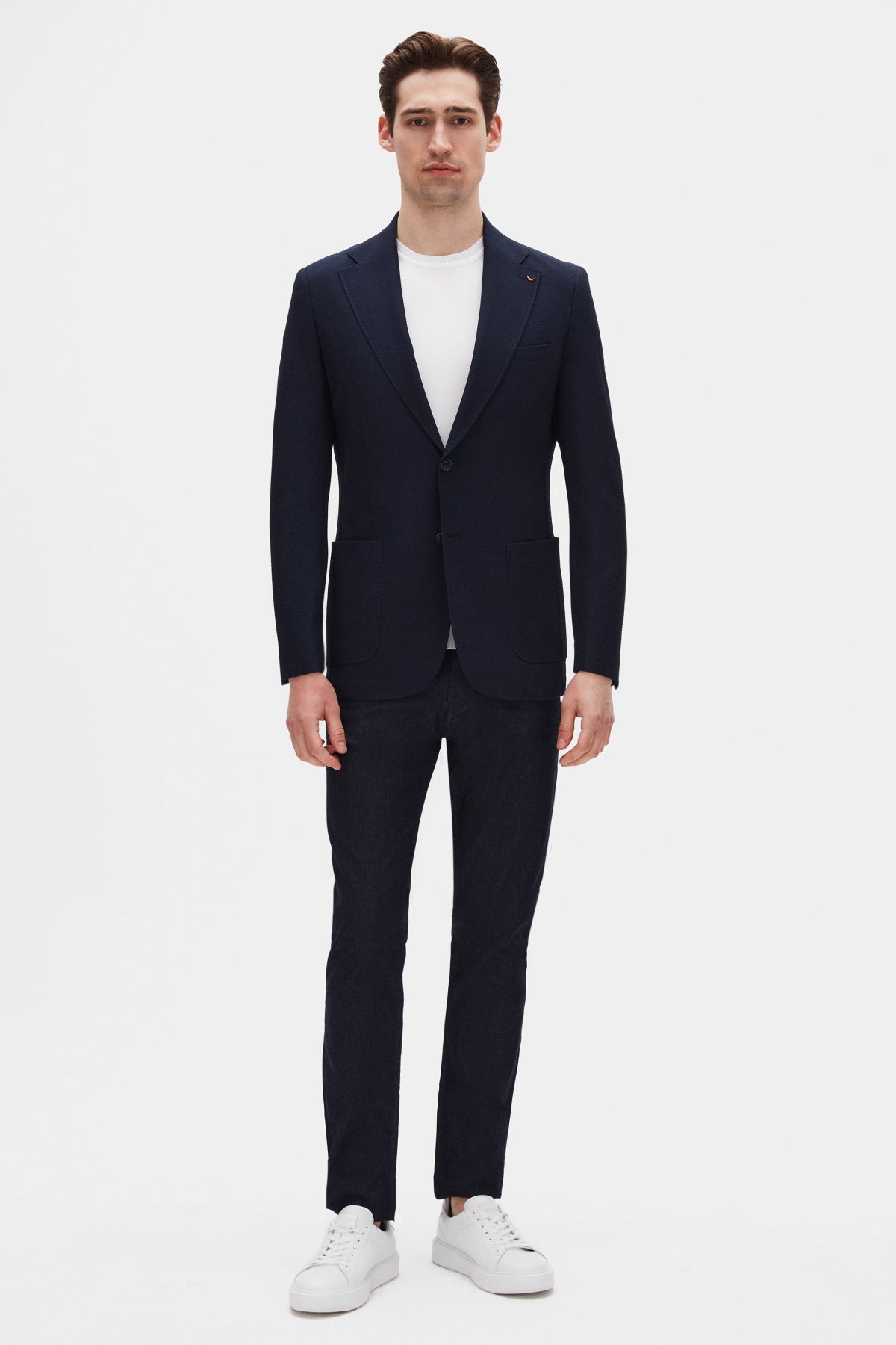 SACOU REGULAR FIT D'S DAMAT  - Bleumarin