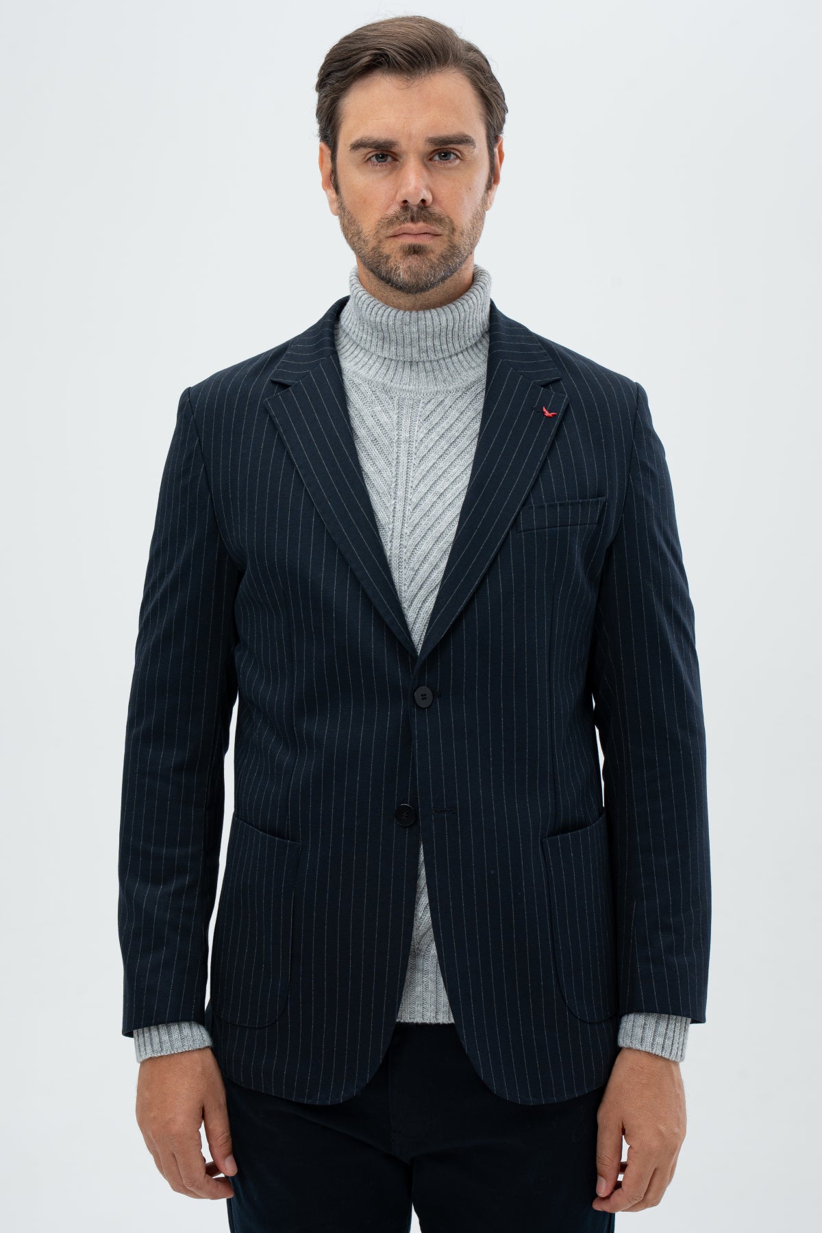 SACOU REGULAR FIT D'S DAMAT  - Bleumarin